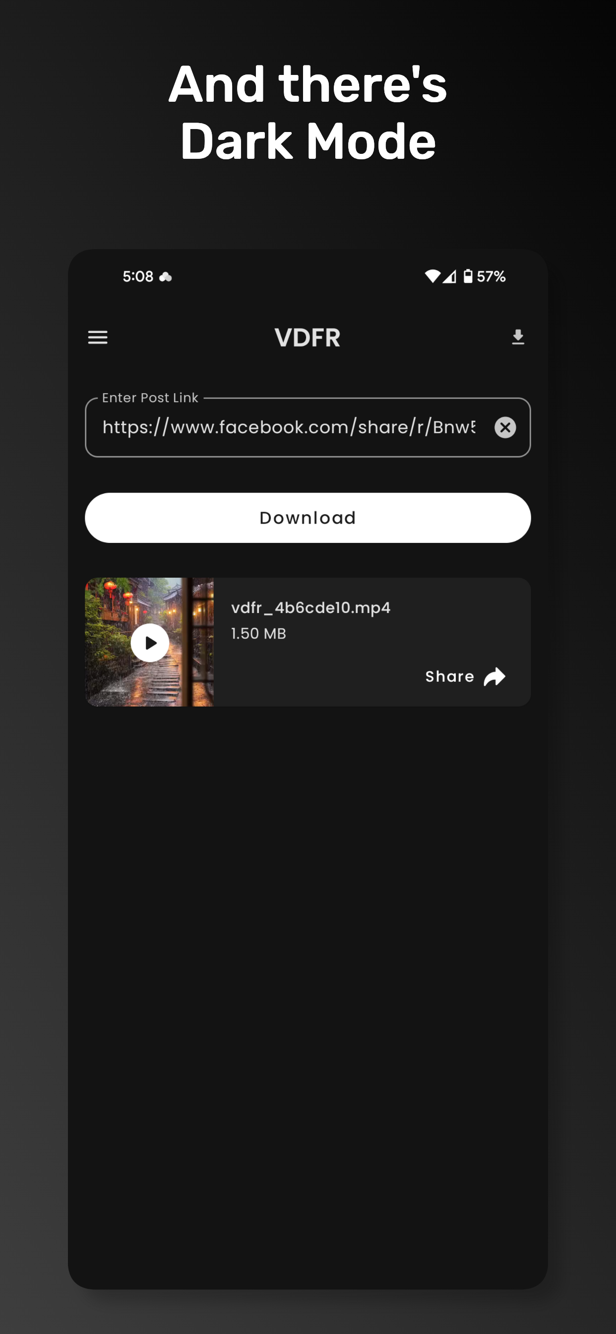 اسکرین شات 6 برنامه All Social Video Downloader