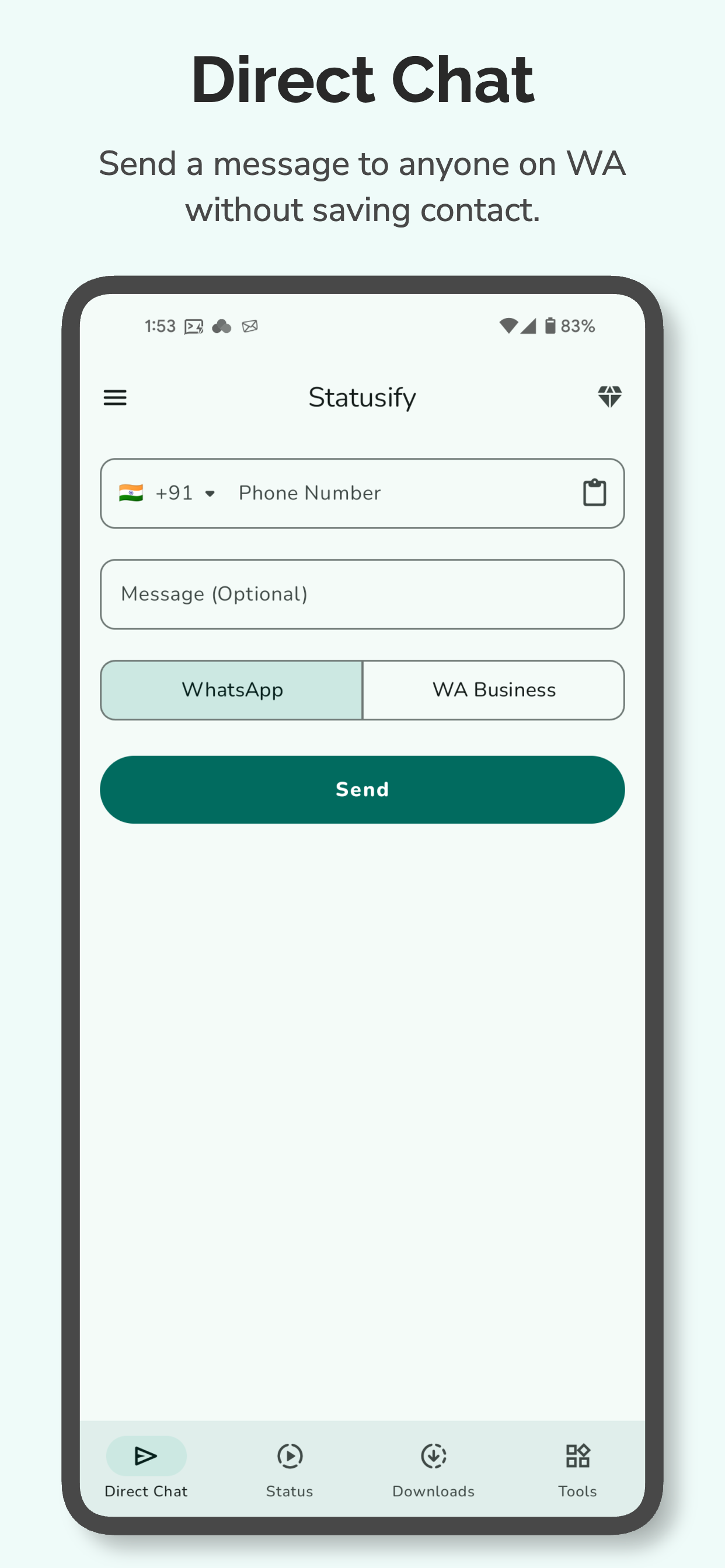 اسکرین شات 2 برنامه Status Downloader - Saver