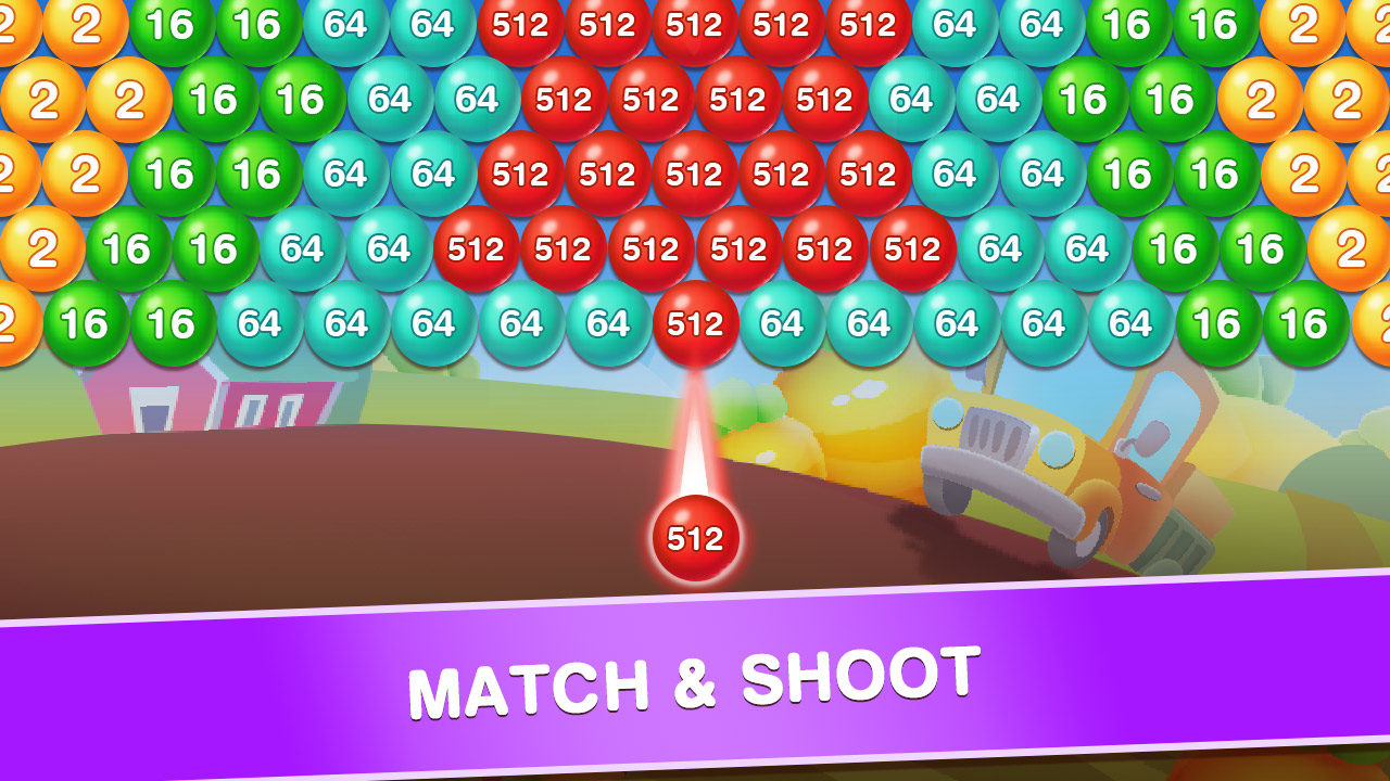 اسکرین شات 7 بازی Bubble Shooter 2048 Ball