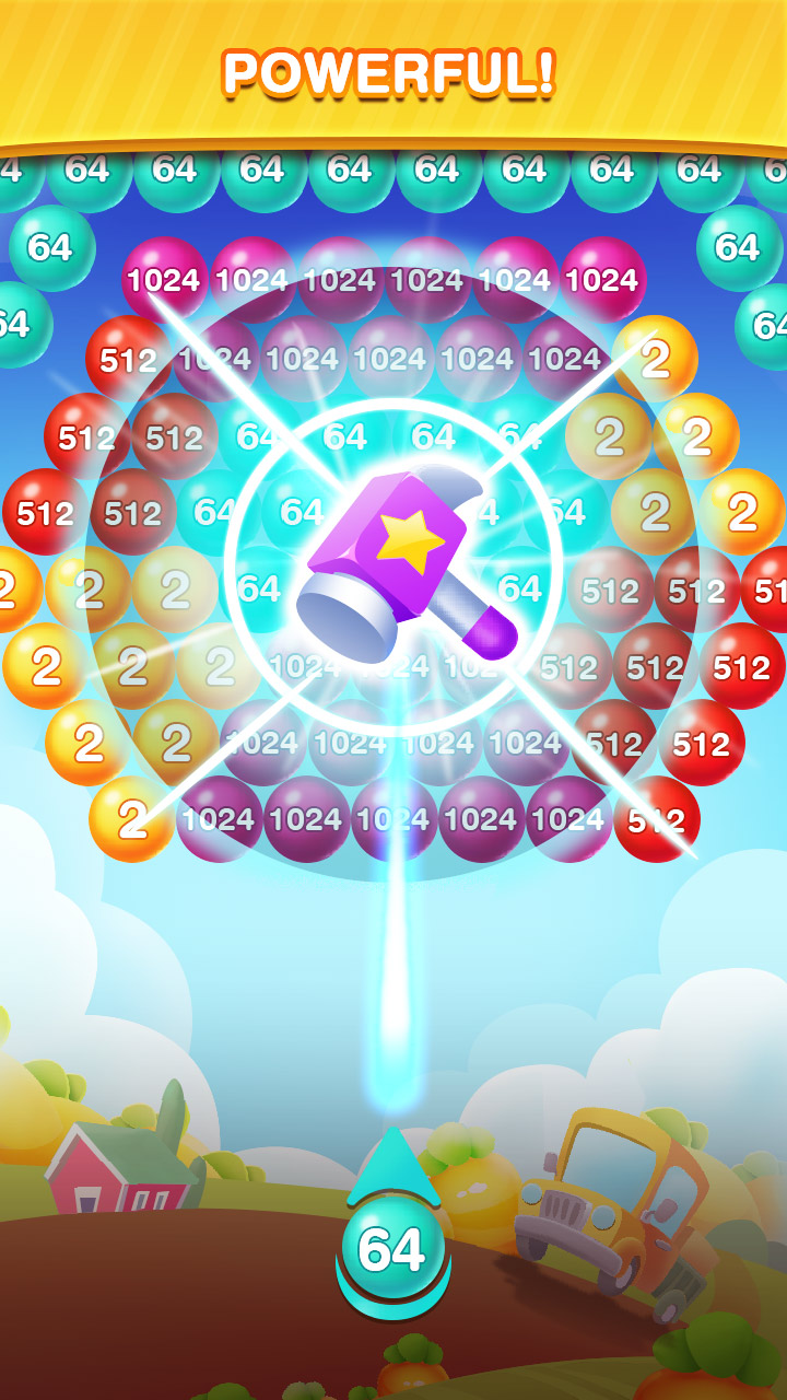 اسکرین شات 3 بازی Bubble Shooter 2048 Ball