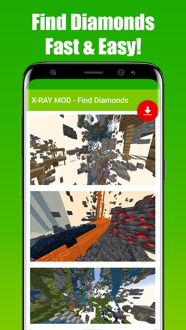 اسکرین شات 3 برنامه X-RAY MOD - Find Diamonds