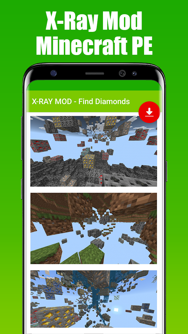اسکرین شات 2 برنامه X-RAY MOD - Find Diamonds