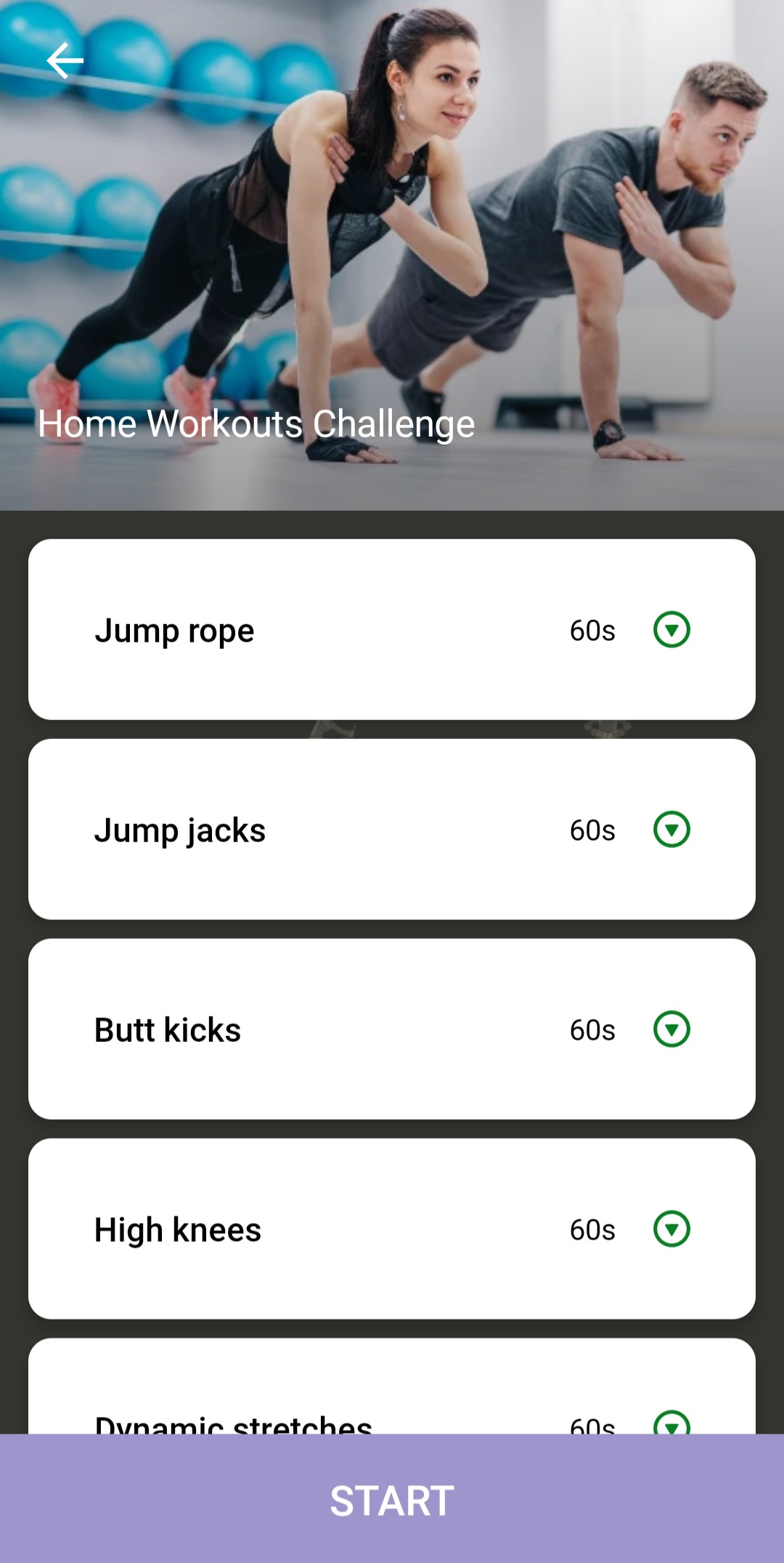 اسکرین شات 2 برنامه Aerobics Workout at Home