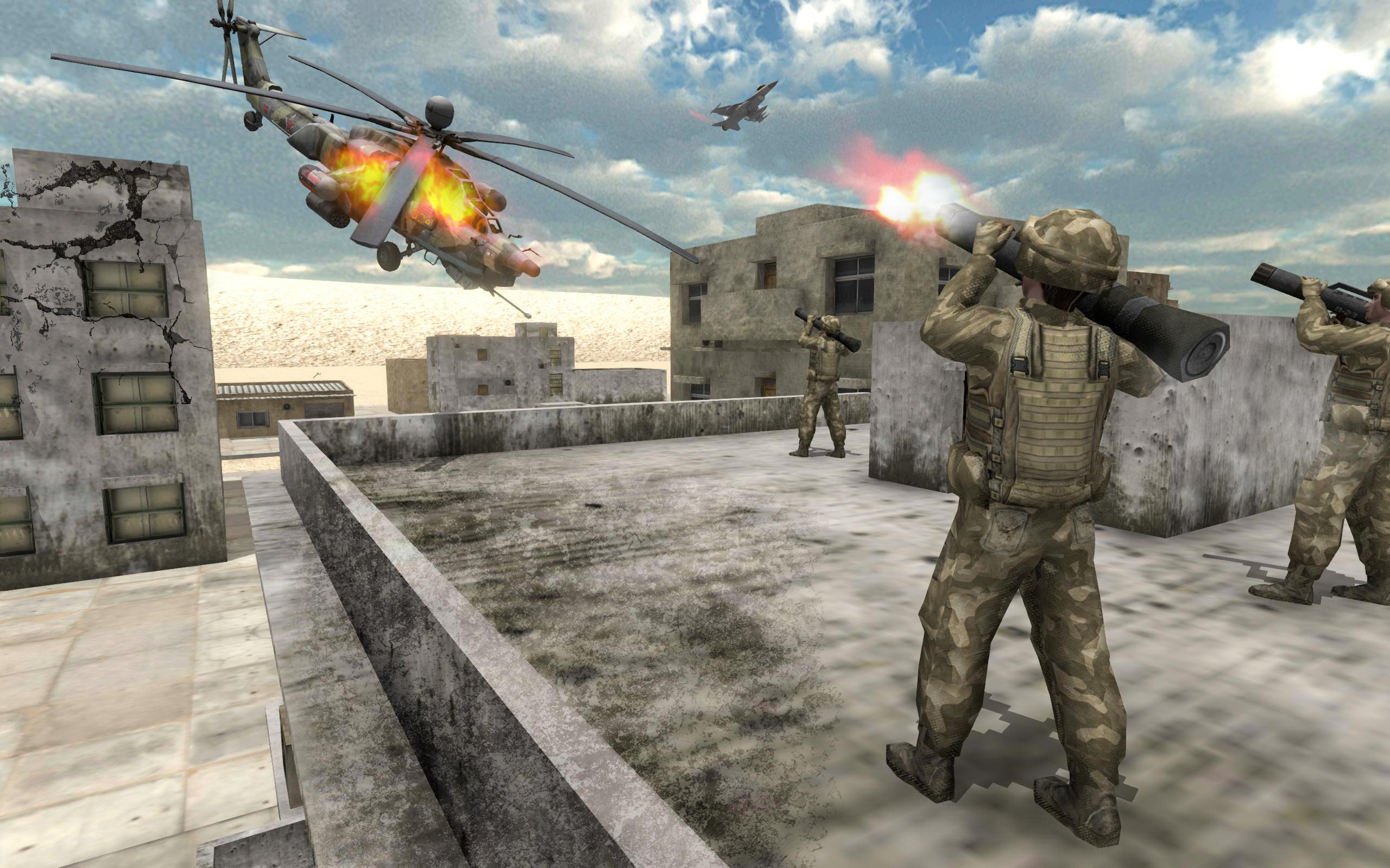 اسکرین شات 2 بازی Gunship Helicopter Air Attack