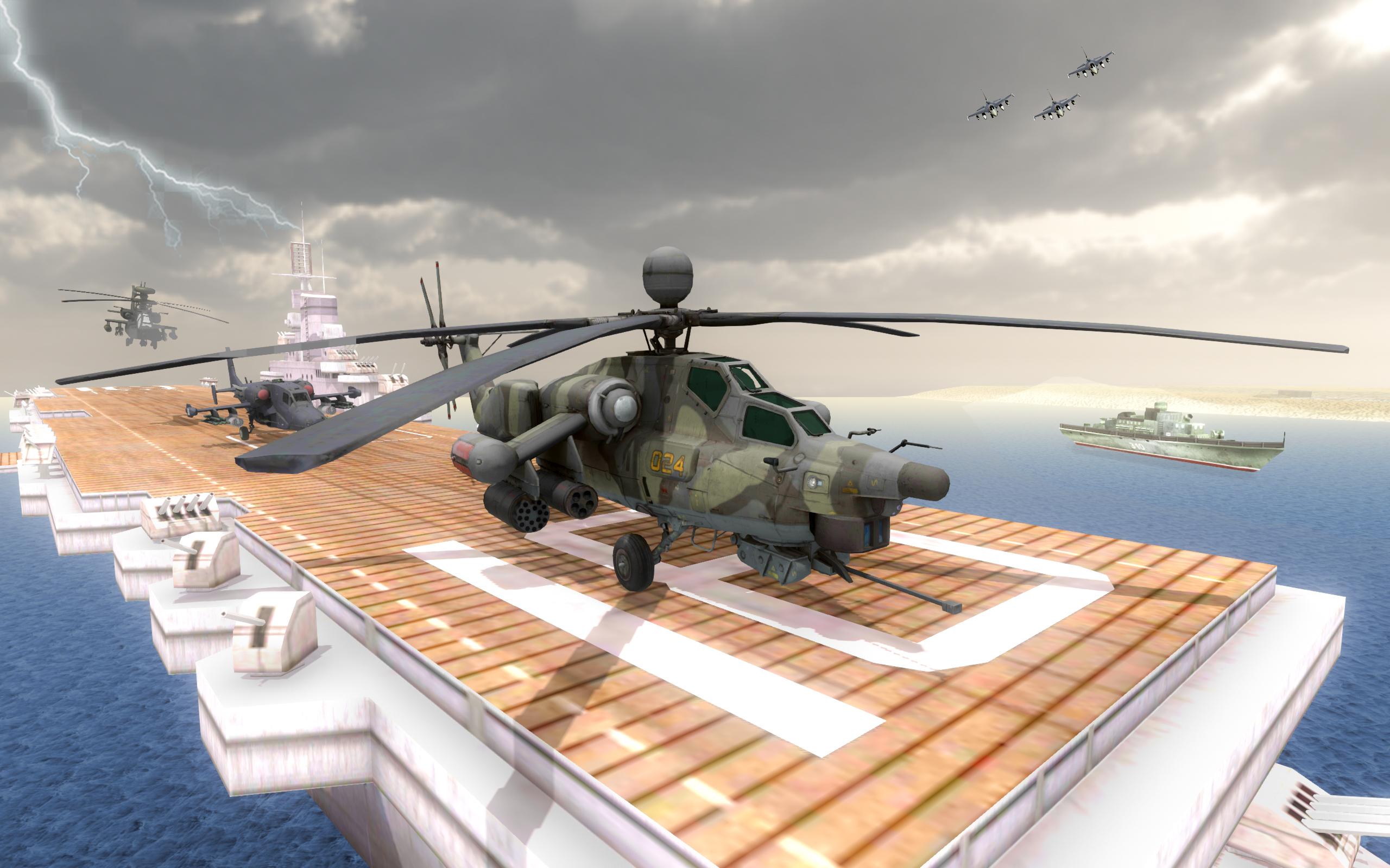 اسکرین شات 7 بازی Gunship Helicopter Air Attack