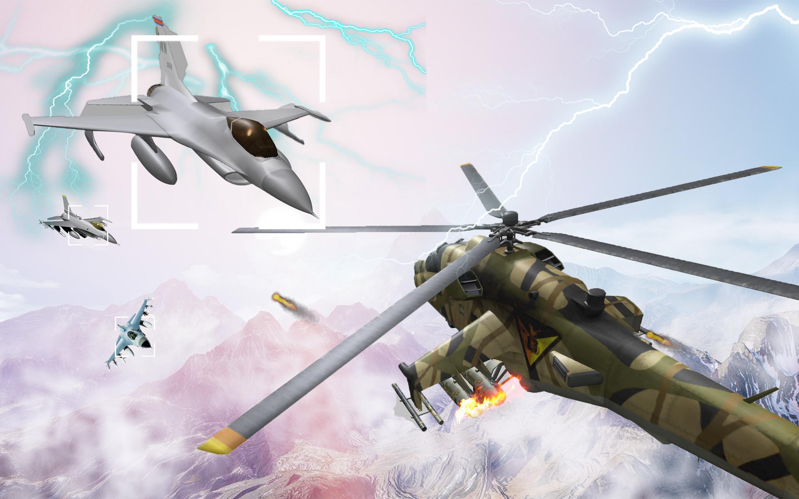 اسکرین شات 3 بازی Gunship Helicopter Air Attack