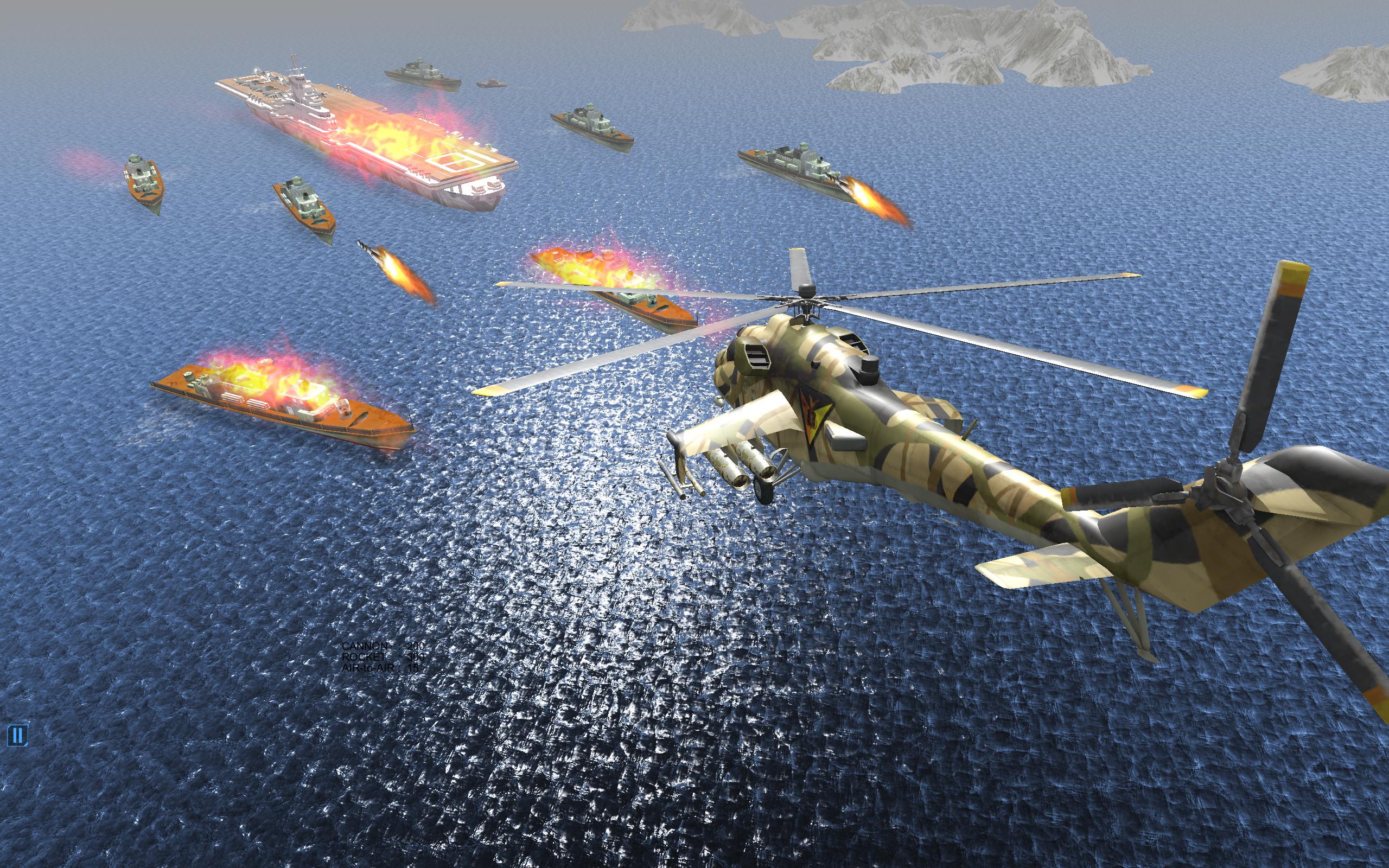 اسکرین شات 6 بازی Gunship Helicopter Air Attack