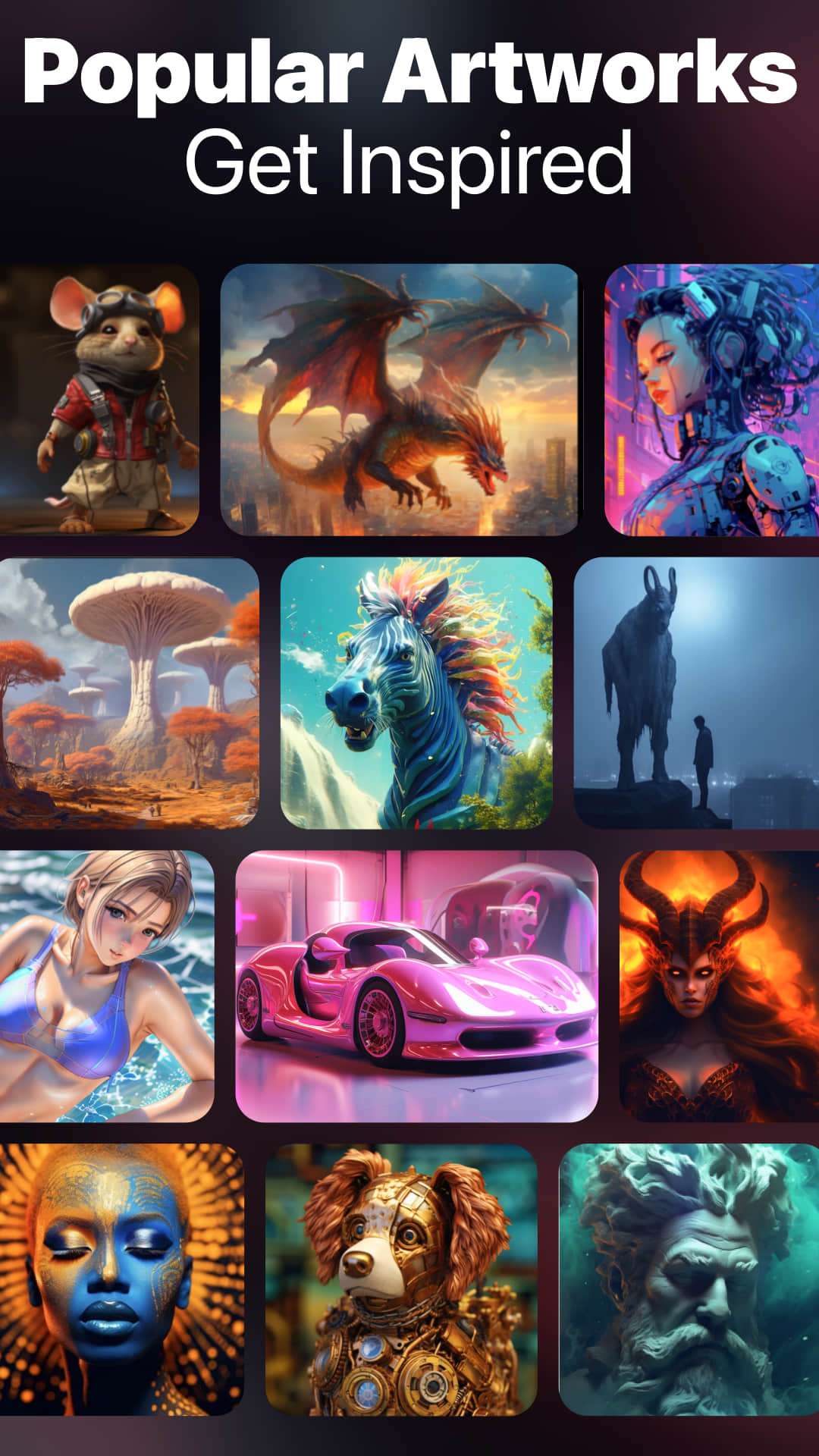 اسکرین شات 7 برنامه AI Art Generator: Photo, Draw