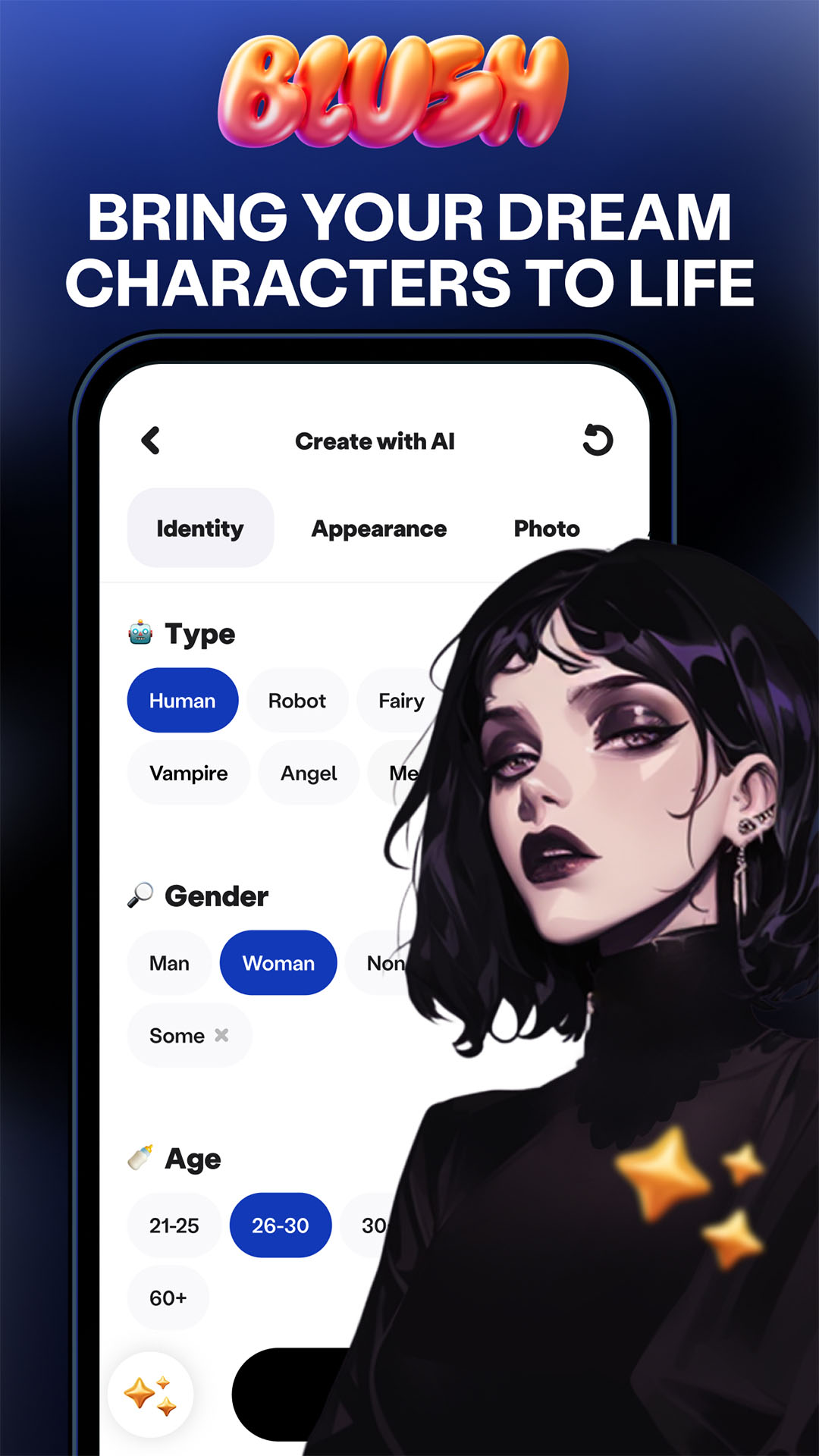 اسکرین شات 8 برنامه Blush: AI Dating Simulator