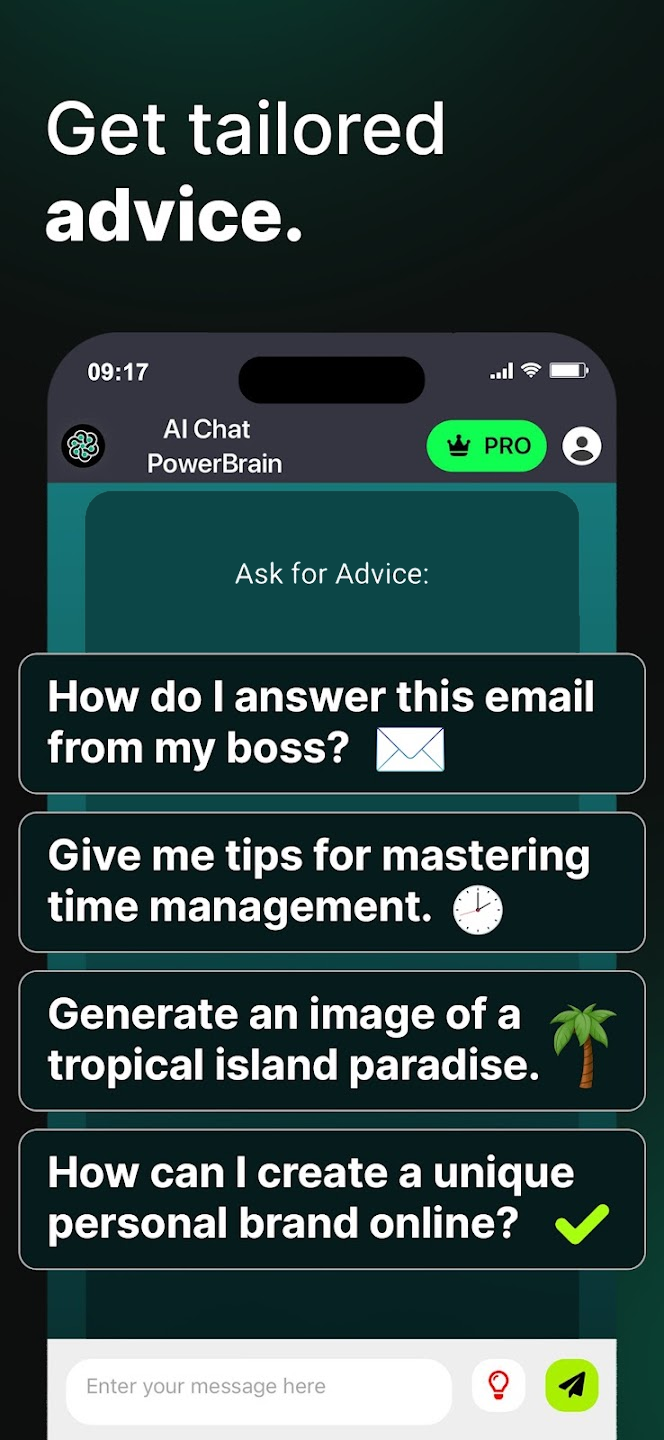اسکرین شات 3 برنامه AI Chat App - AI Chat bot