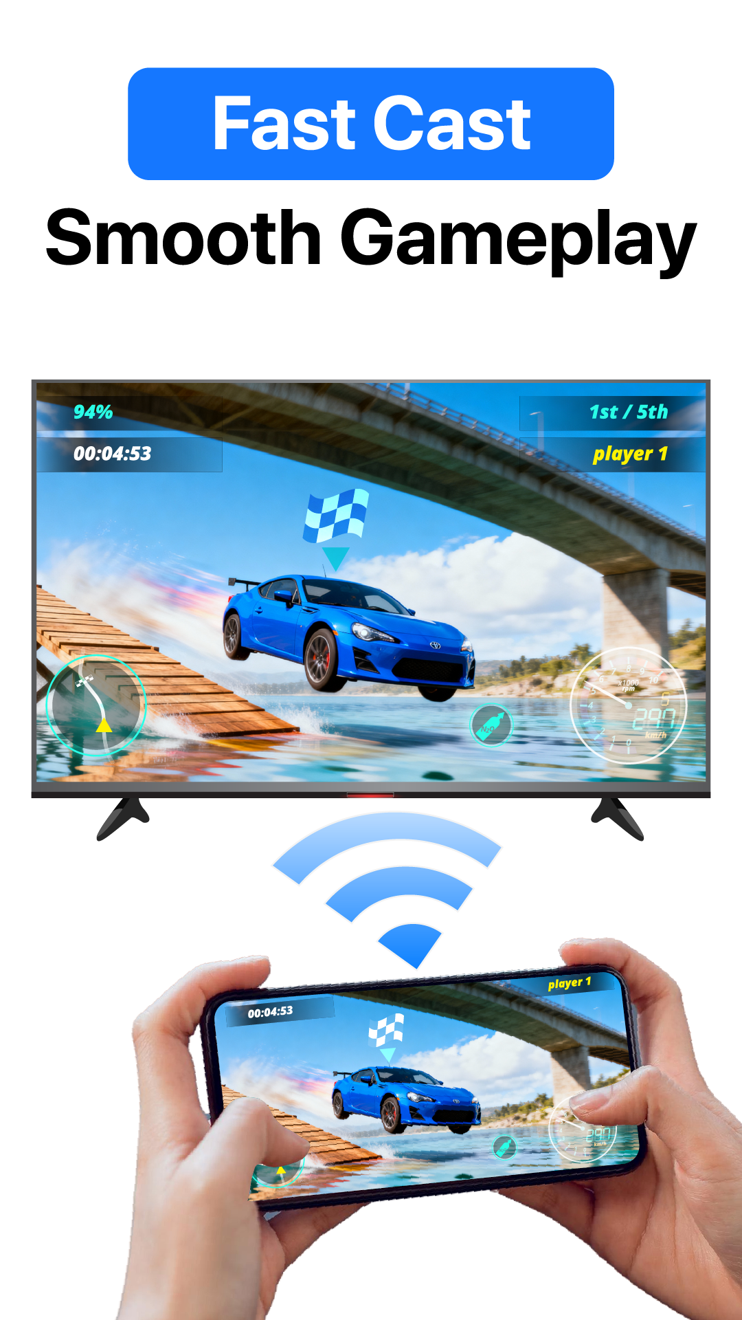 اسکرین شات 3 برنامه Cast to TV - Screen Mirroring