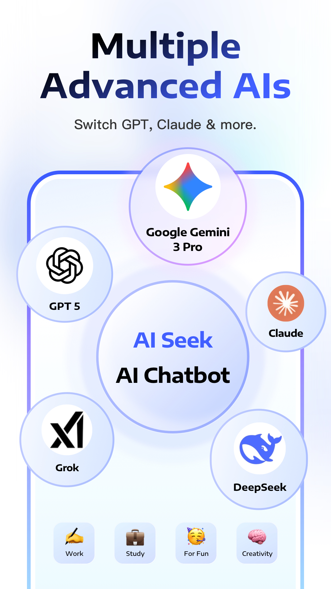 اسکرین شات 2 برنامه Deep Think - AI Seek Chatbot