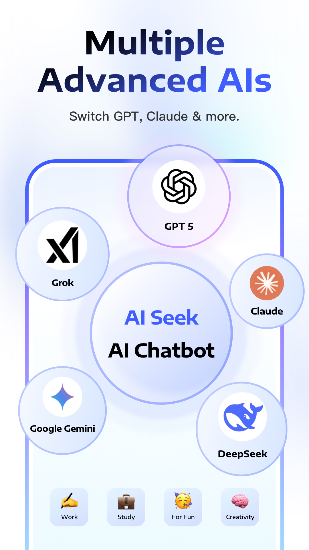 اسکرین شات 2 برنامه Deep Think - AI Seek Chatbot