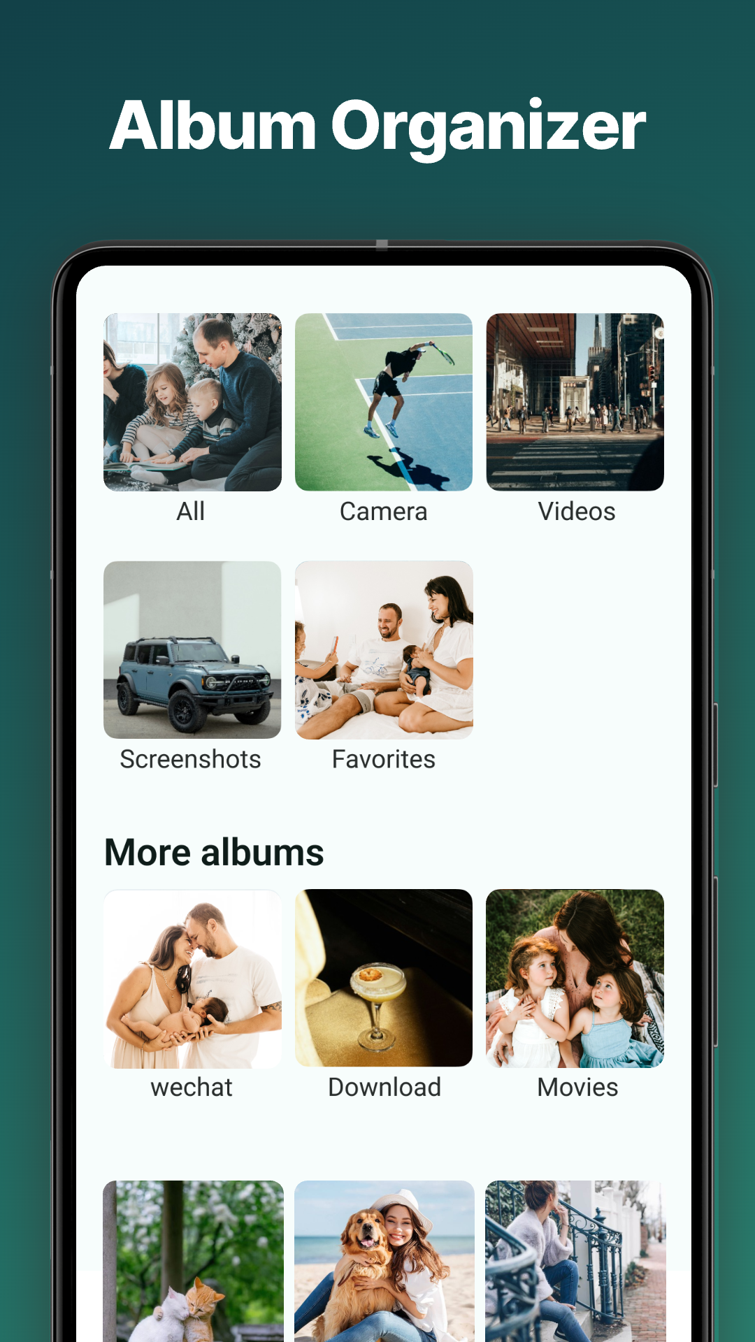 اسکرین شات 6 برنامه Gallery: Photo Gallery with AI