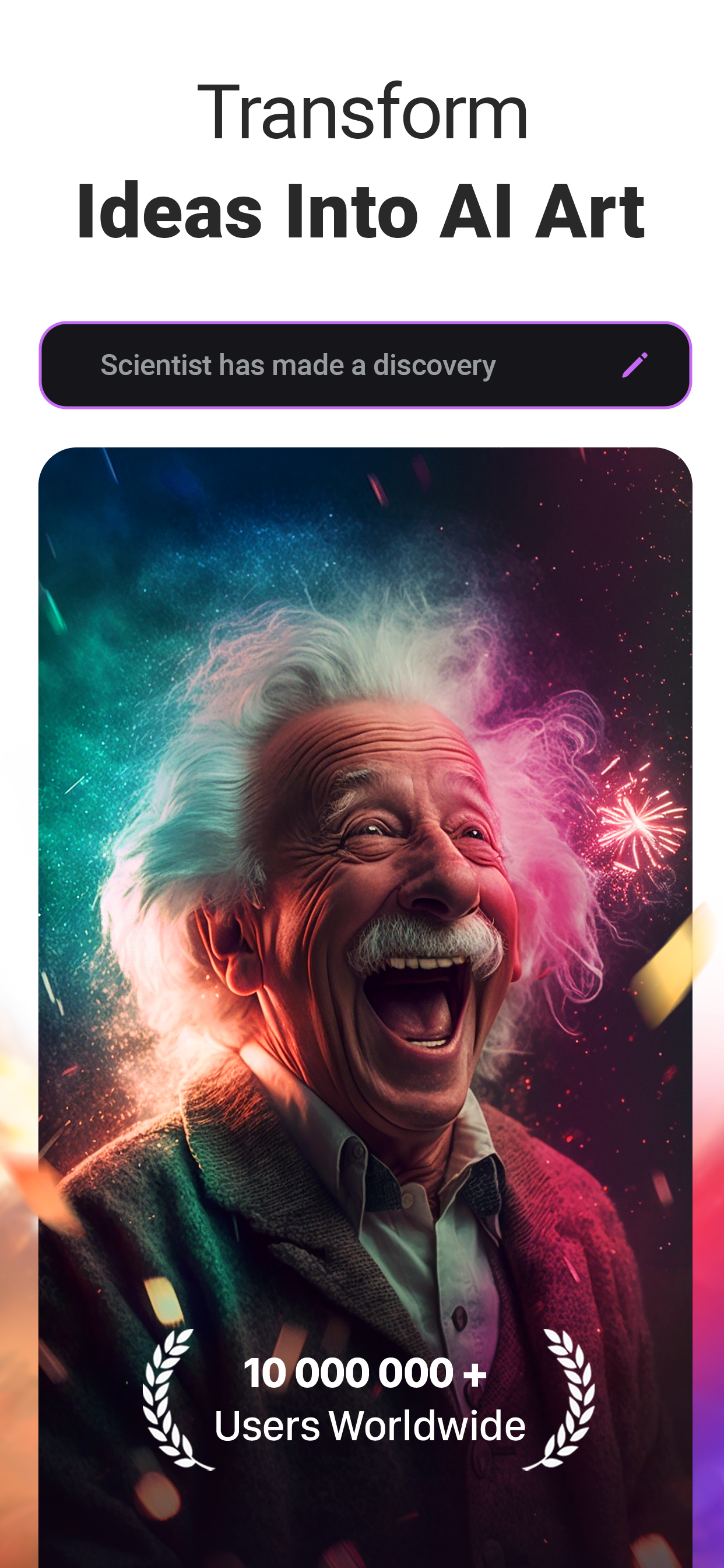 اسکرین شات 1 برنامه ARTA: AI Art & Photo Generator