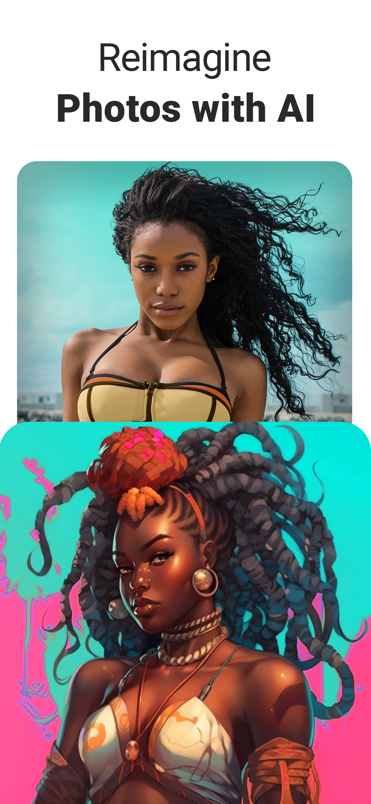 اسکرین شات 2 برنامه ARTA: AI Art & Photo Generator