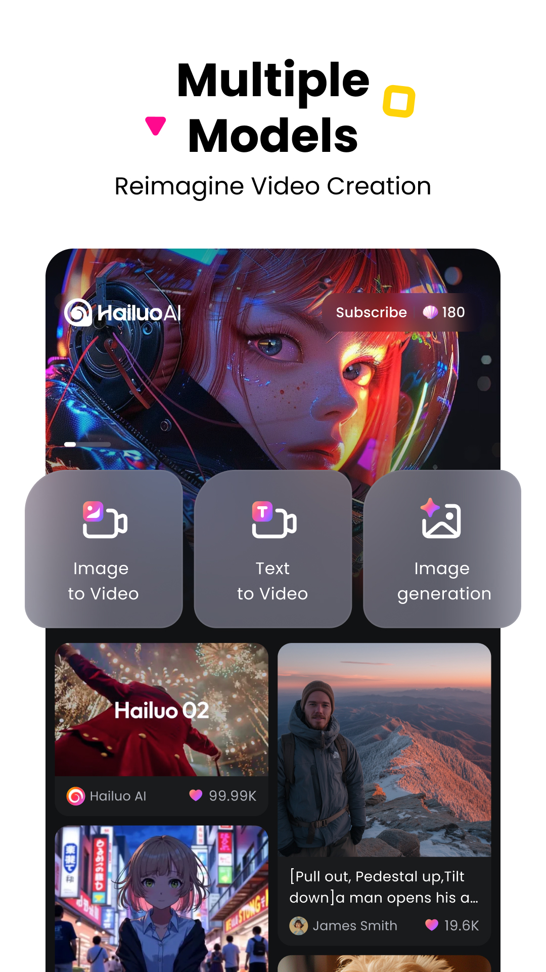 اسکرین شات 3 برنامه Hailuo AI: AI Video Generator