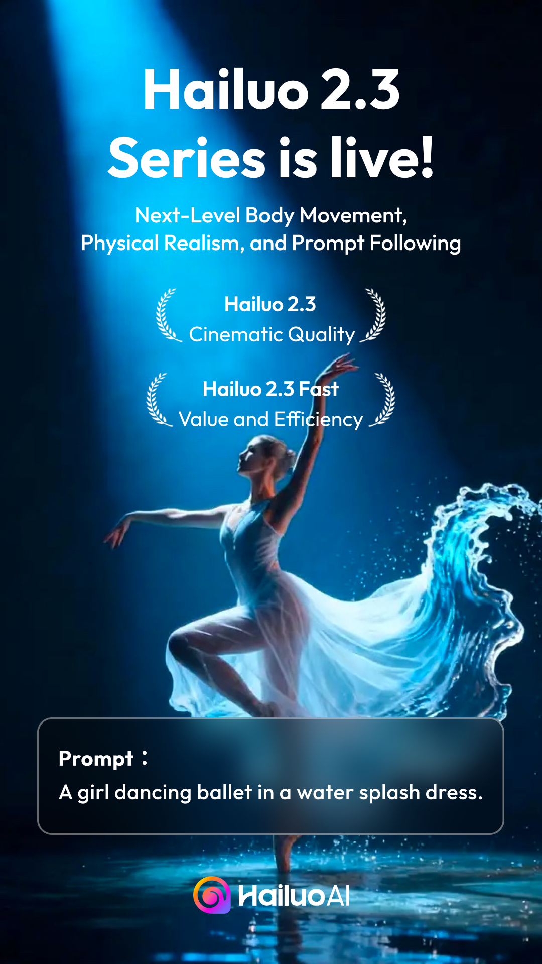 اسکرین شات 1 برنامه Hailuo AI: AI Video Generator