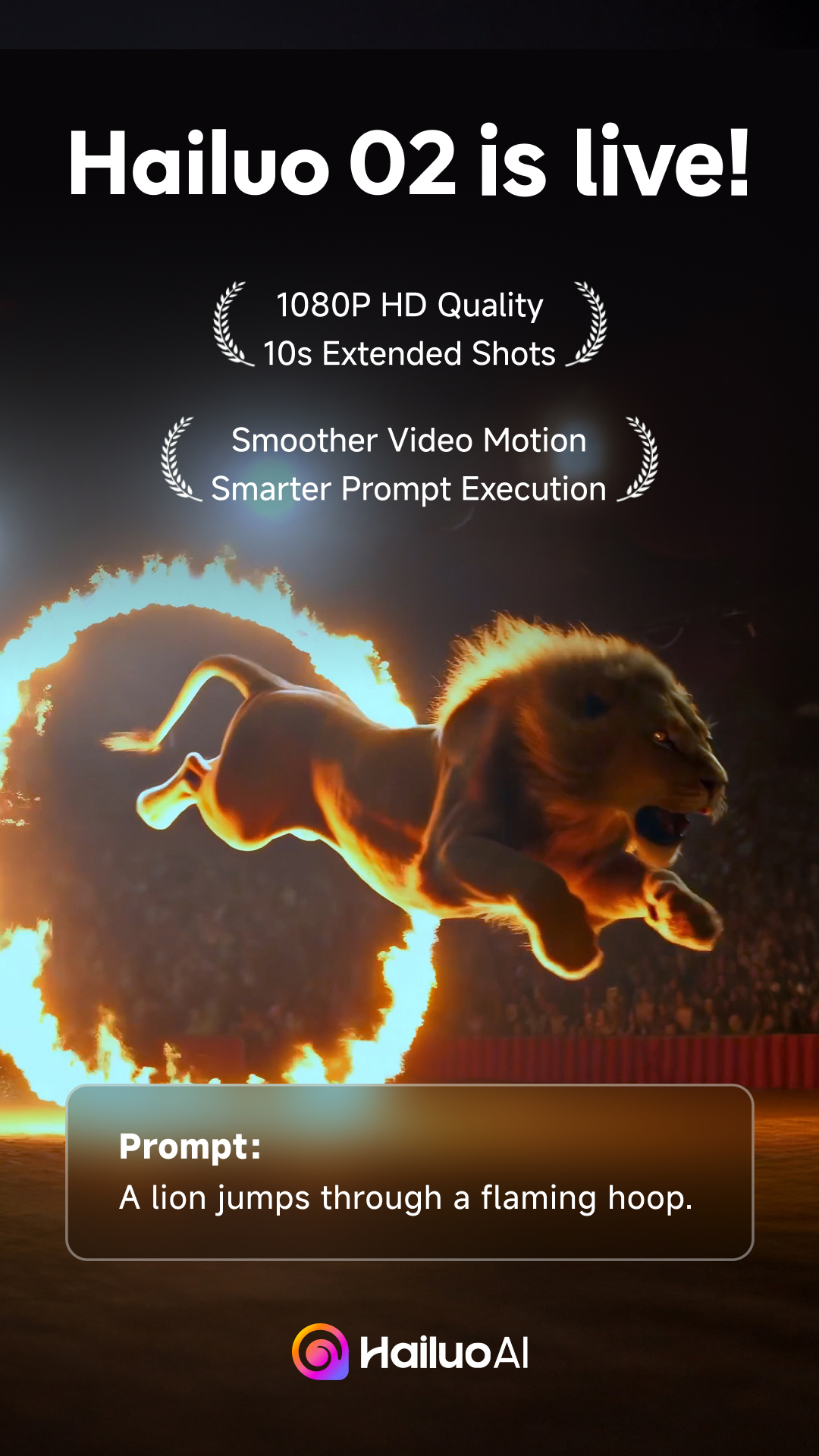 اسکرین شات 1 برنامه Hailuo AI: AI Video Generator