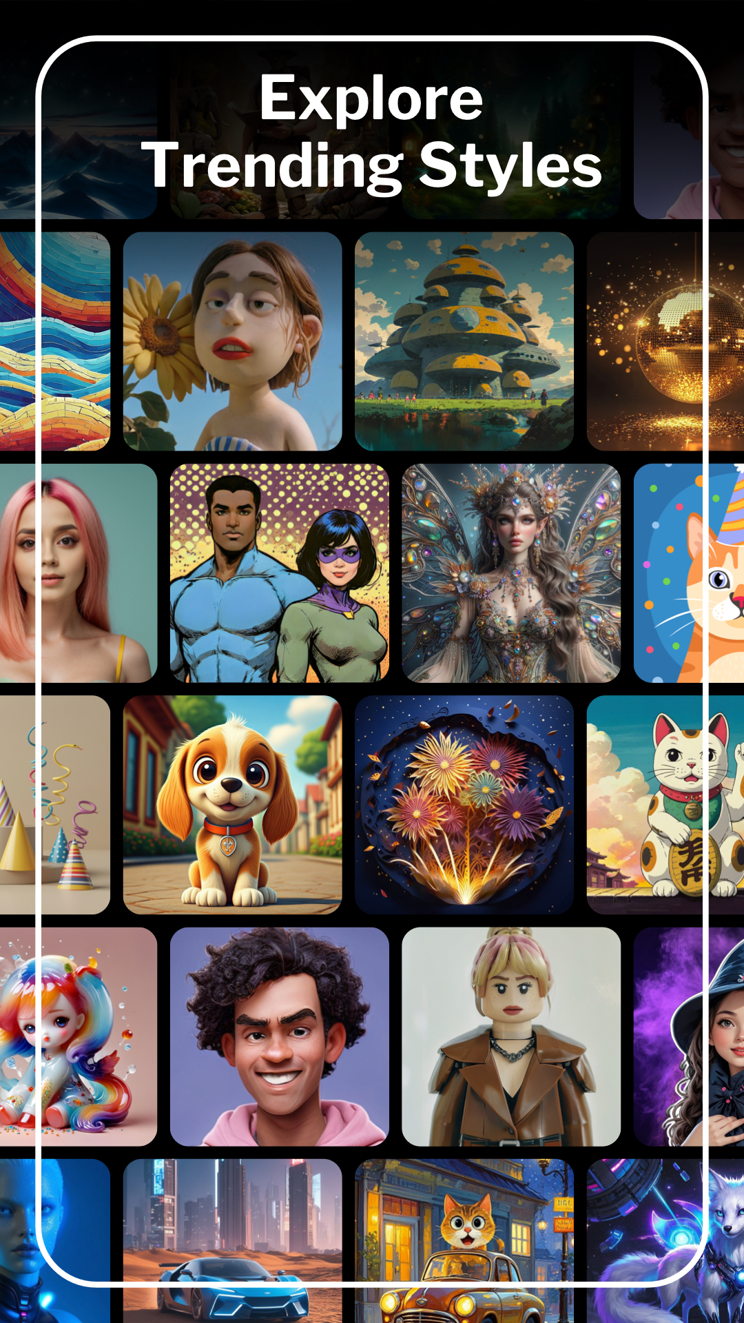 اسکرین شات 6 برنامه Nano Banana - AI Image Creator