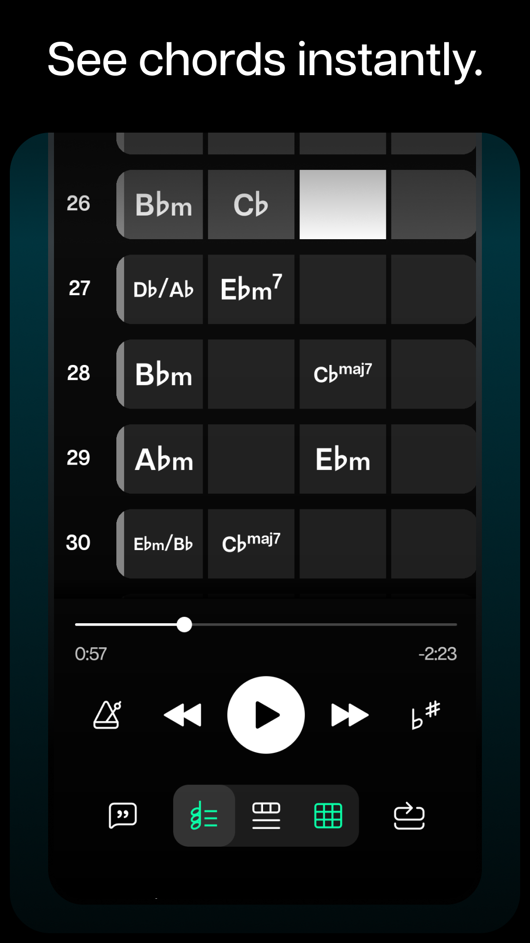 اسکرین شات 3 برنامه Moises: The Musician's AI App