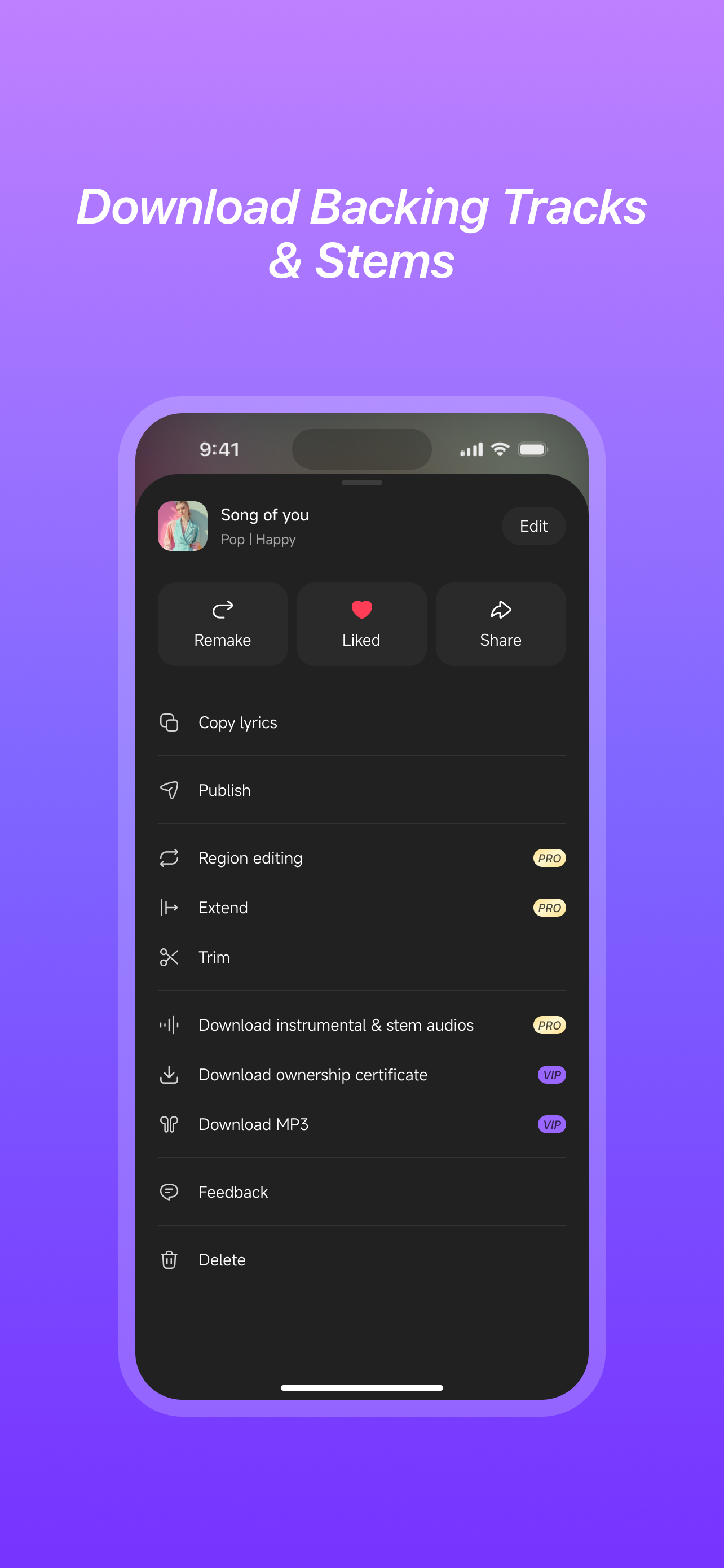 اسکرین شات 8 برنامه Mureka - AI Song&Music Maker