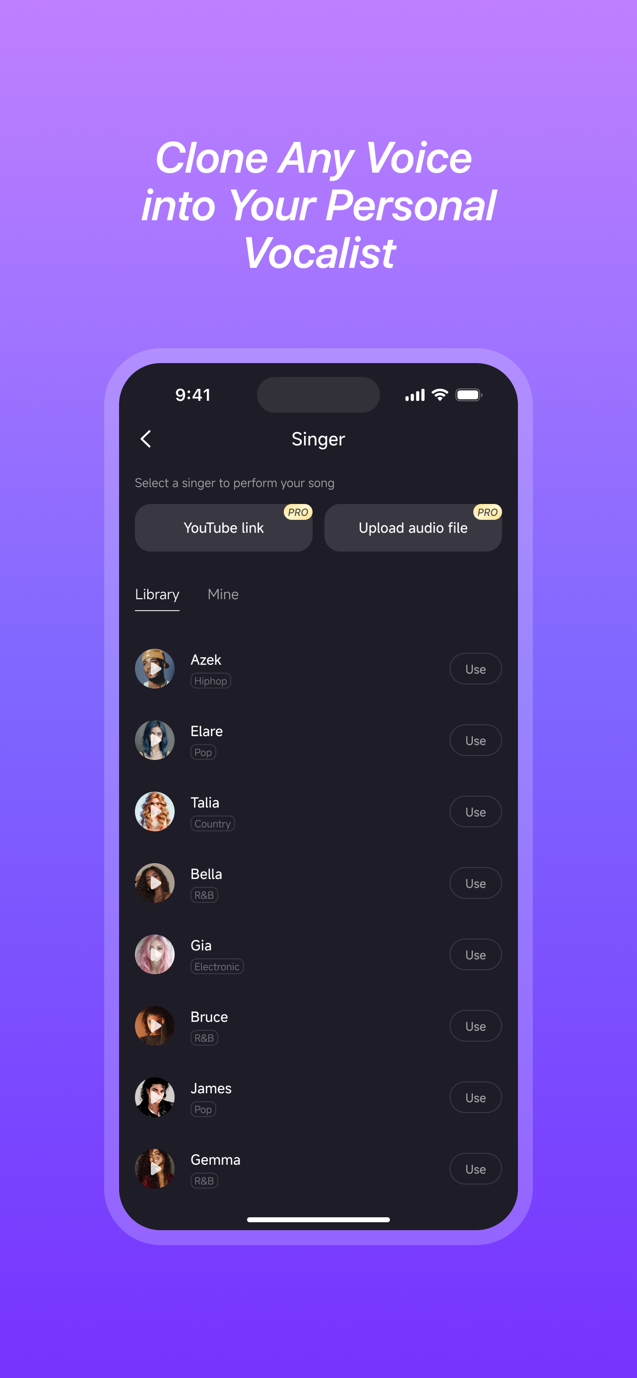 اسکرین شات 5 برنامه Mureka - AI Song&Music Maker