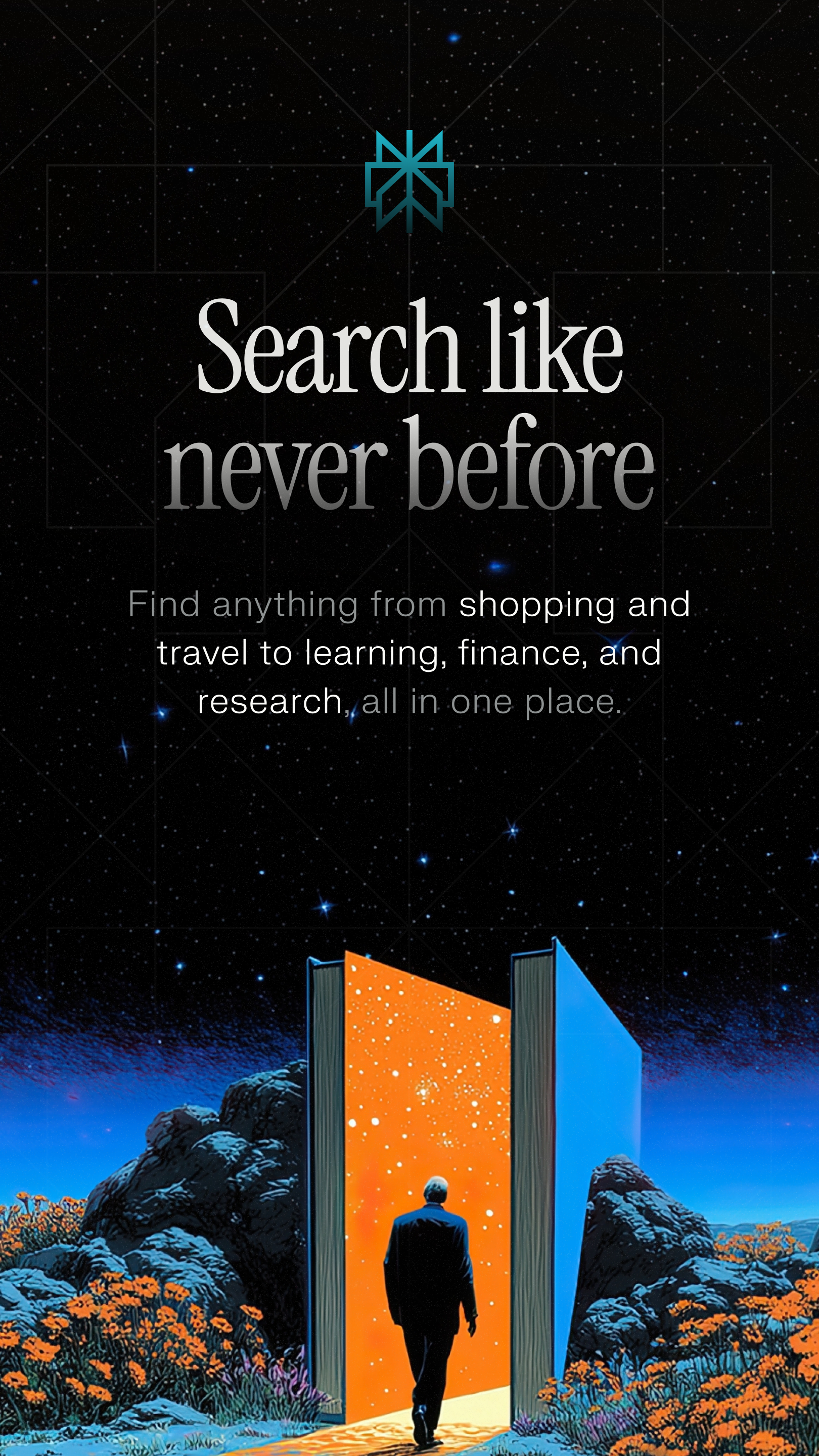 اسکرین شات 1 برنامه Perplexity - Ask Anything