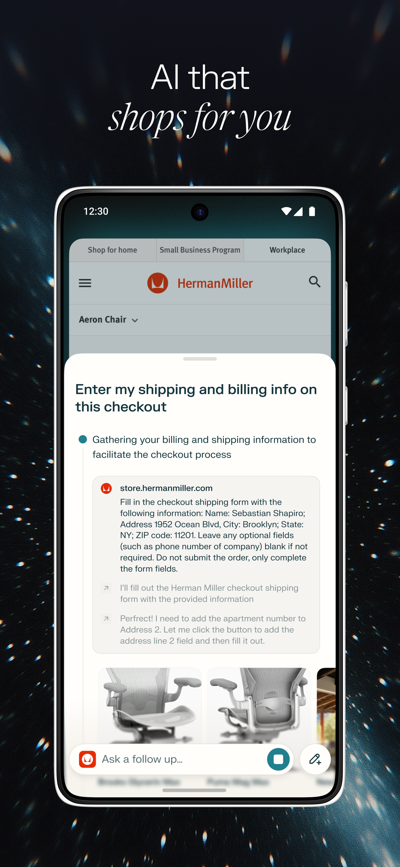 اسکرین شات 5 برنامه Comet: AI Browser & Assistant