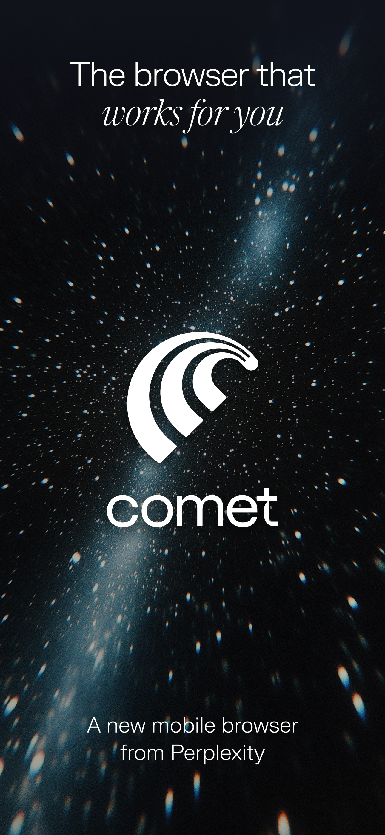 اسکرین شات 1 برنامه Comet: AI Browser & Assistant