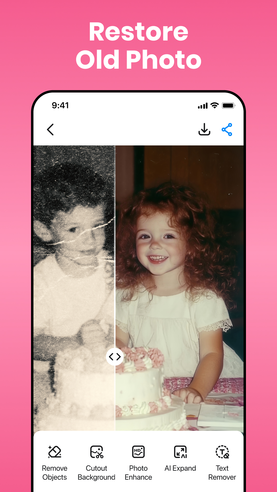 اسکرین شات 3 برنامه AI Photo Editor, Remove Object