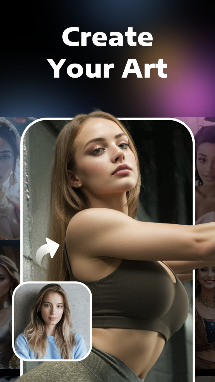 اسکرین شات 6 برنامه AI Photo Enhancer - Evoke