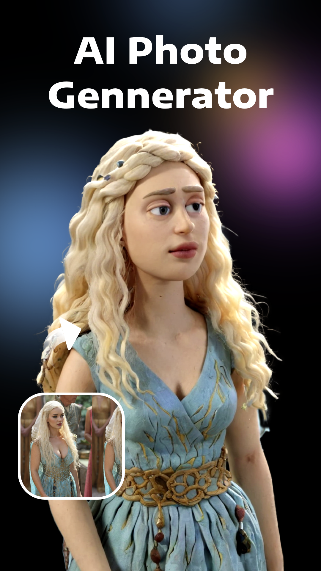 اسکرین شات 5 برنامه AI Photo Enhancer - Evoke