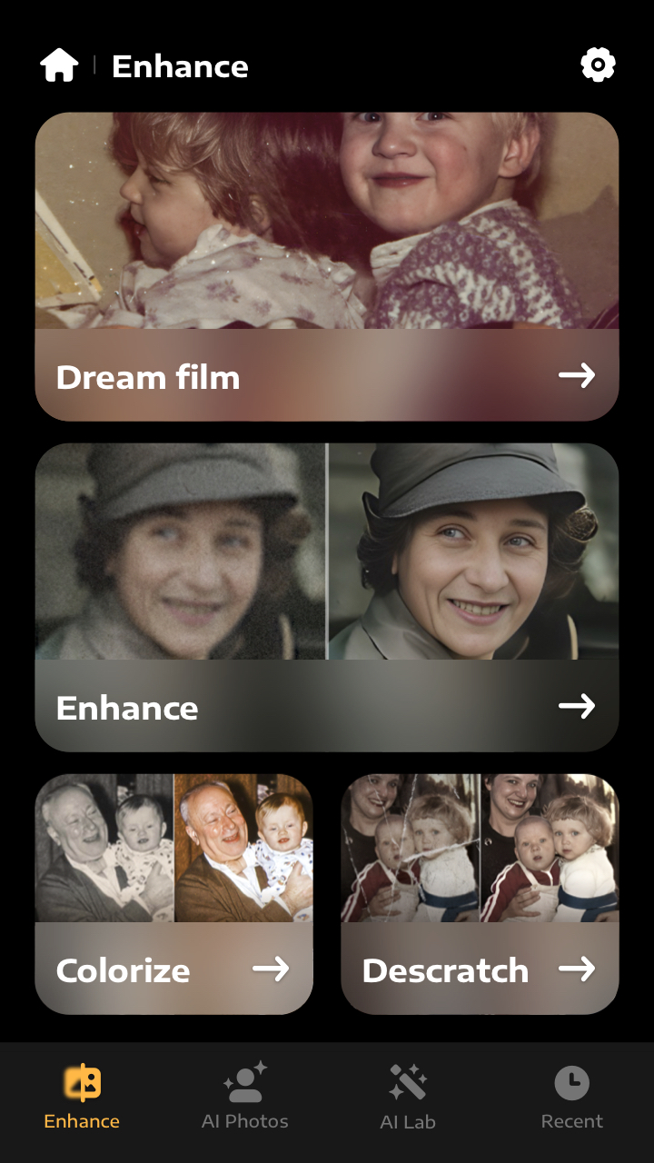 اسکرین شات 8 برنامه AI Photo Enhancer - Evoke
