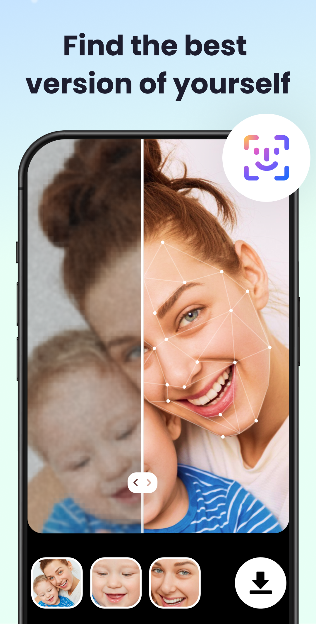 اسکرین شات 8 برنامه UpFoto - AI Photo Enhancer