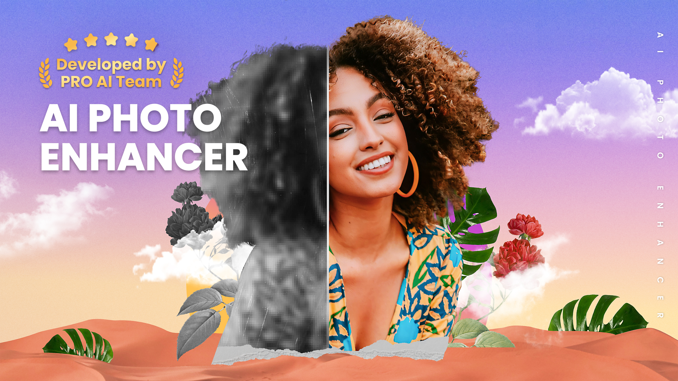اسکرین شات 1 برنامه UpFoto - AI Photo Enhancer