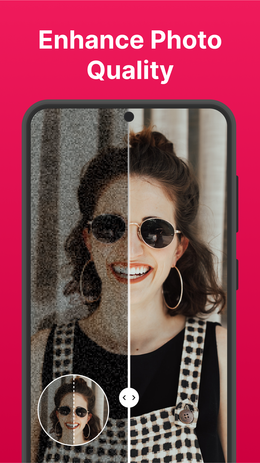 اسکرین شات 1 برنامه PixelGo AI: Photo Enhancer App