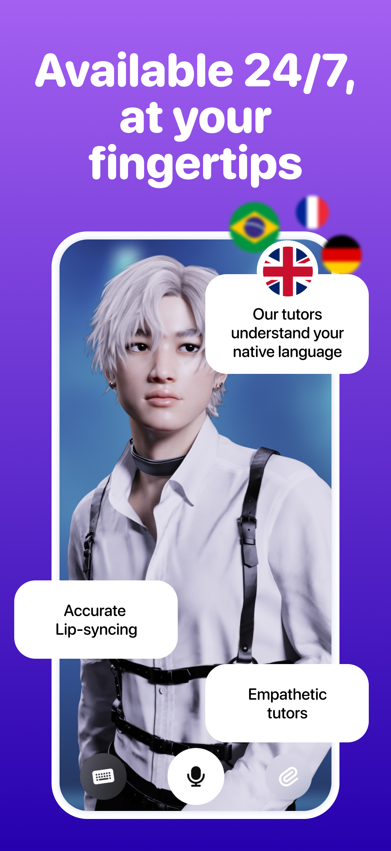 اسکرین شات 7 برنامه Praktika – AI Language Tutor