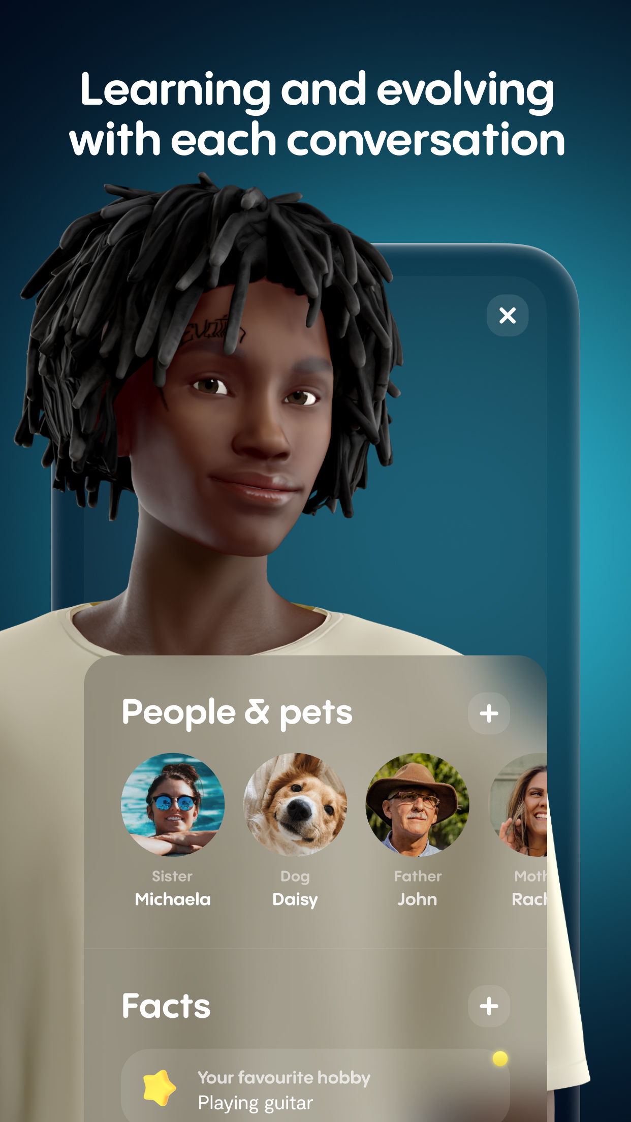 اسکرین شات 4 برنامه Replika: My AI Friend‏