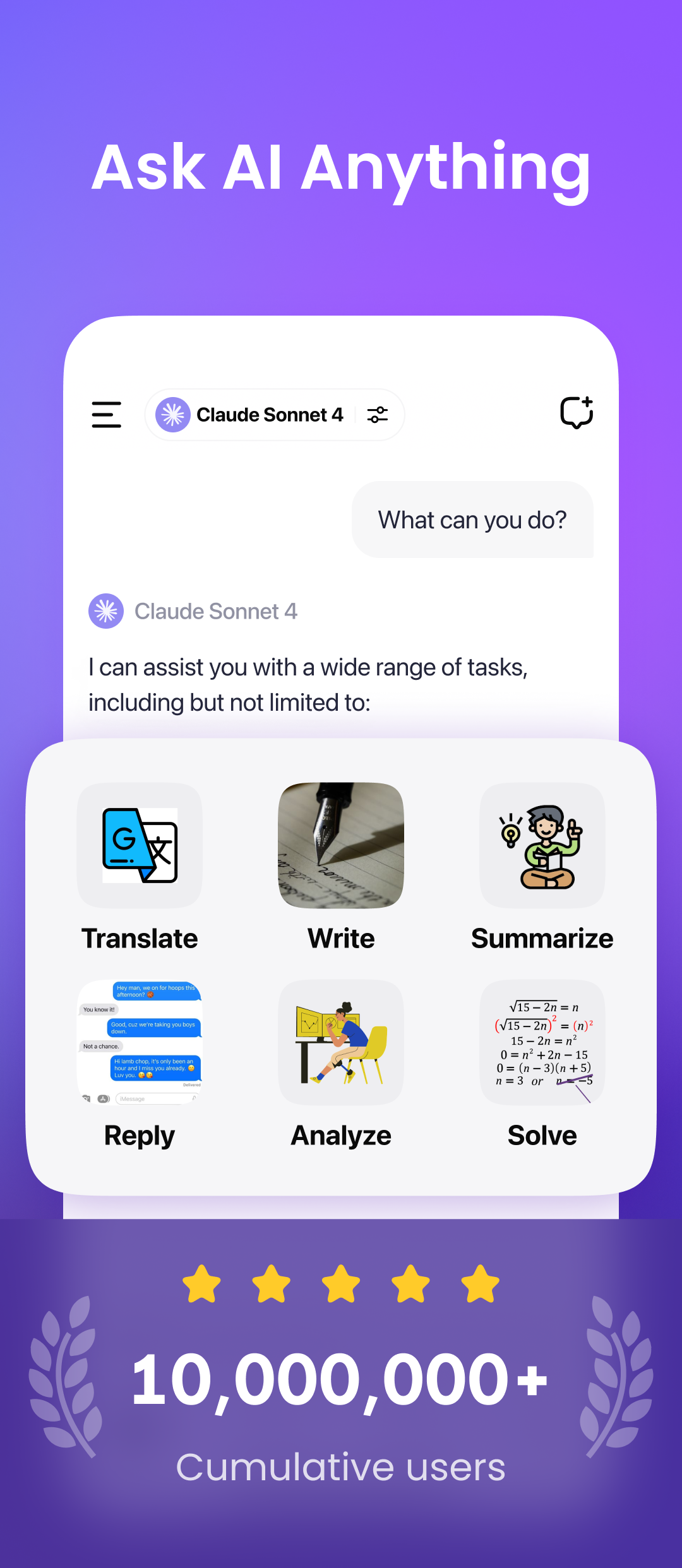 اسکرین شات 2 برنامه Sider: AI GPT Deep Chat