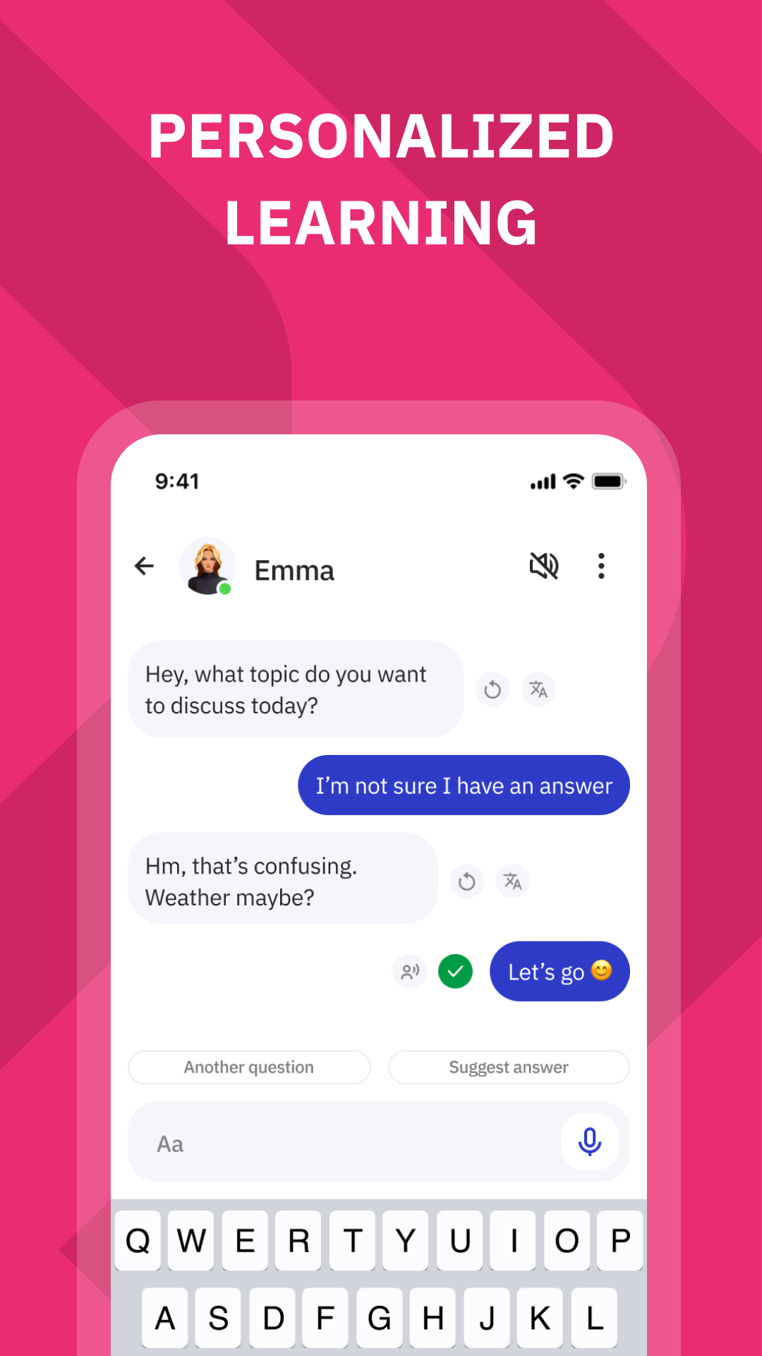 اسکرین شات 2 برنامه Talkpal - AI Language Learning