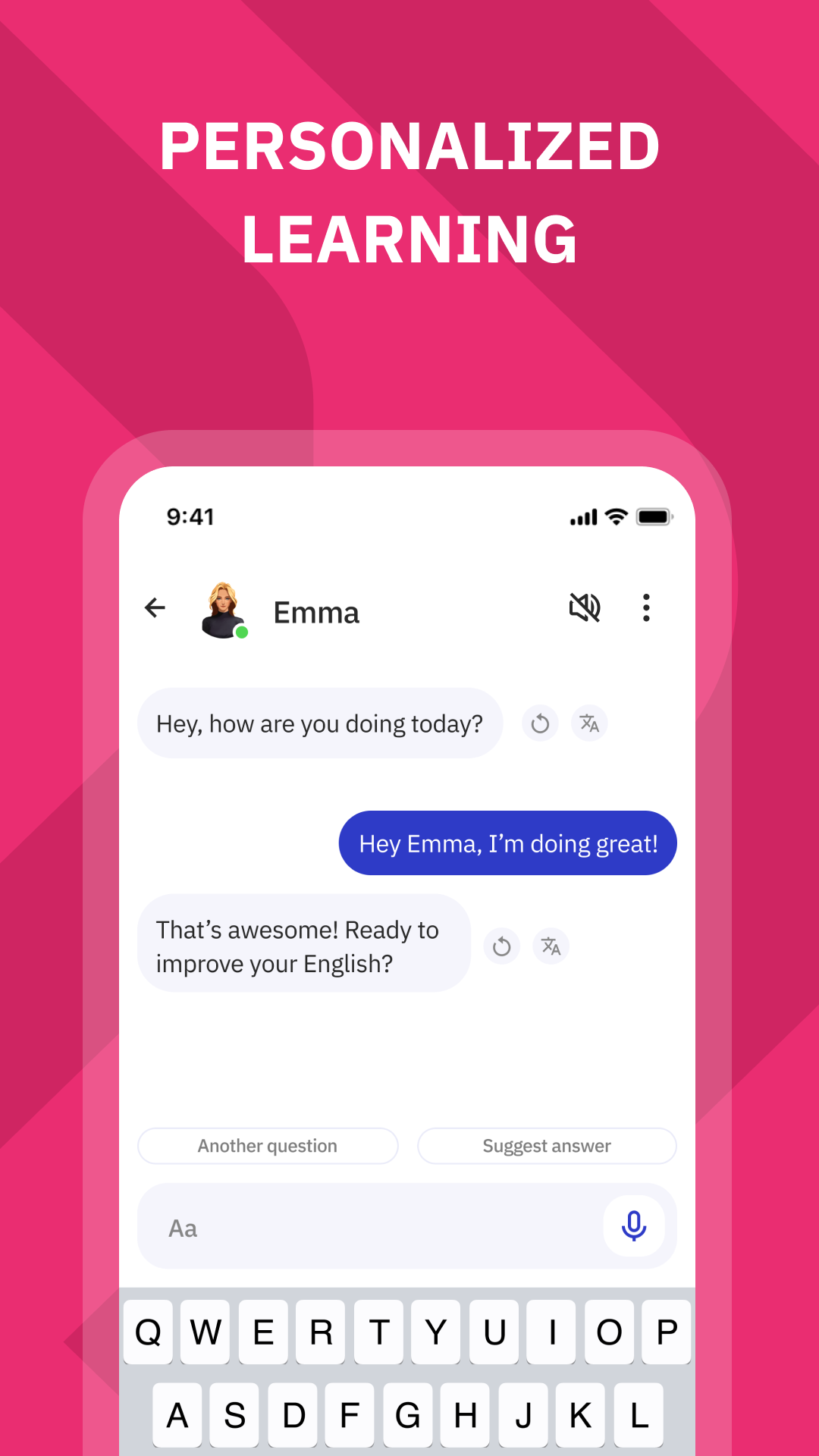 اسکرین شات 2 برنامه Talkpal - AI Language Learning