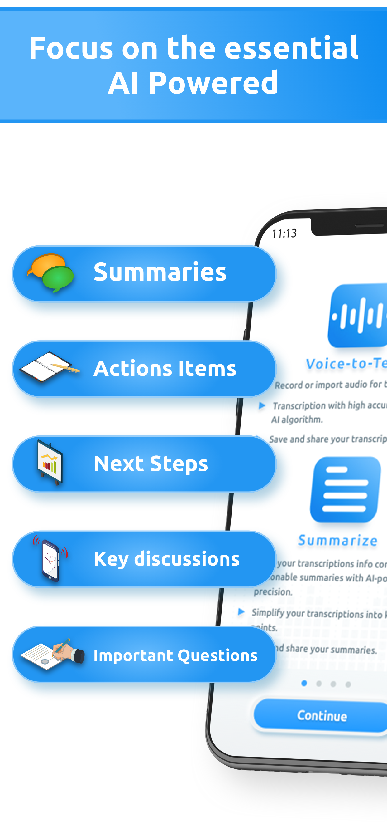 اسکرین شات 5 برنامه AI Transcribe Speech to Text