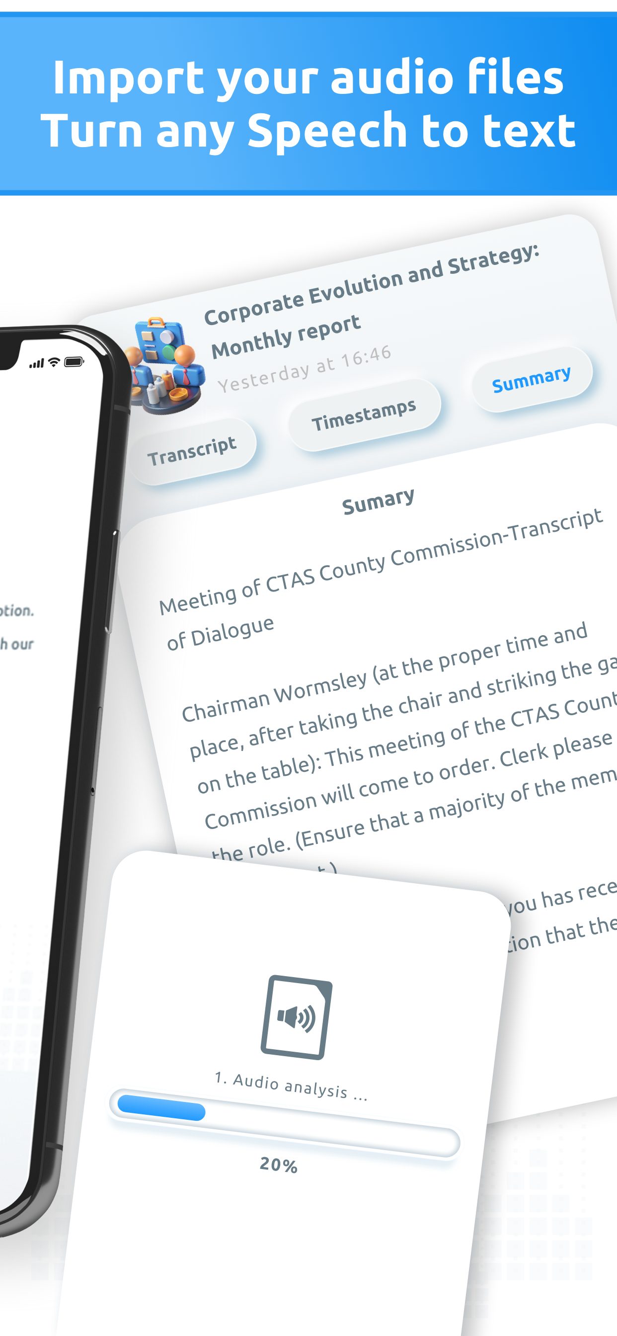 اسکرین شات 6 برنامه AI Transcribe Speech to Text