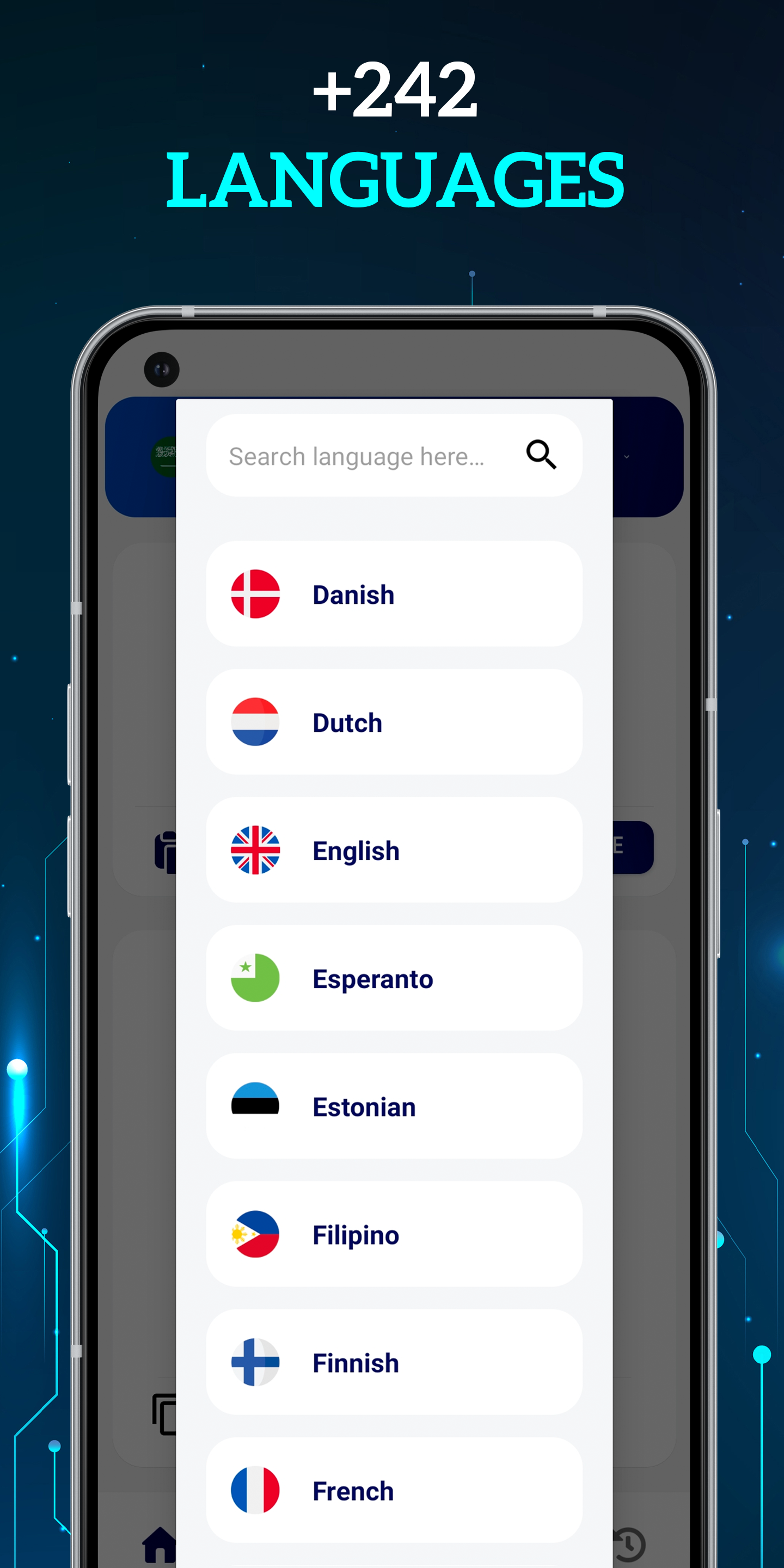 اسکرین شات 2 برنامه AI Translator +247 Languages