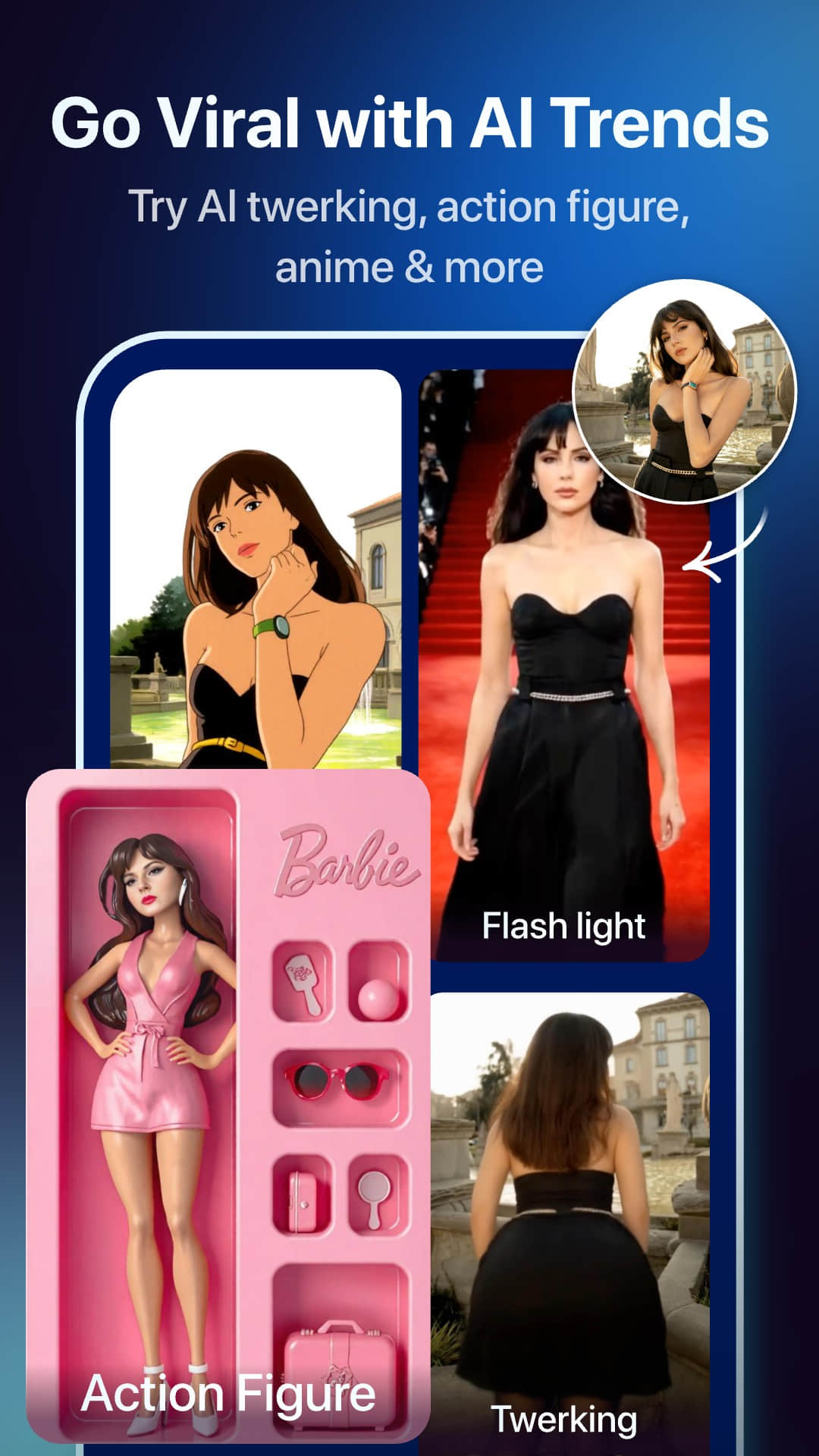 اسکرین شات 3 برنامه Clipfly: Sora 2 AI Video Maker