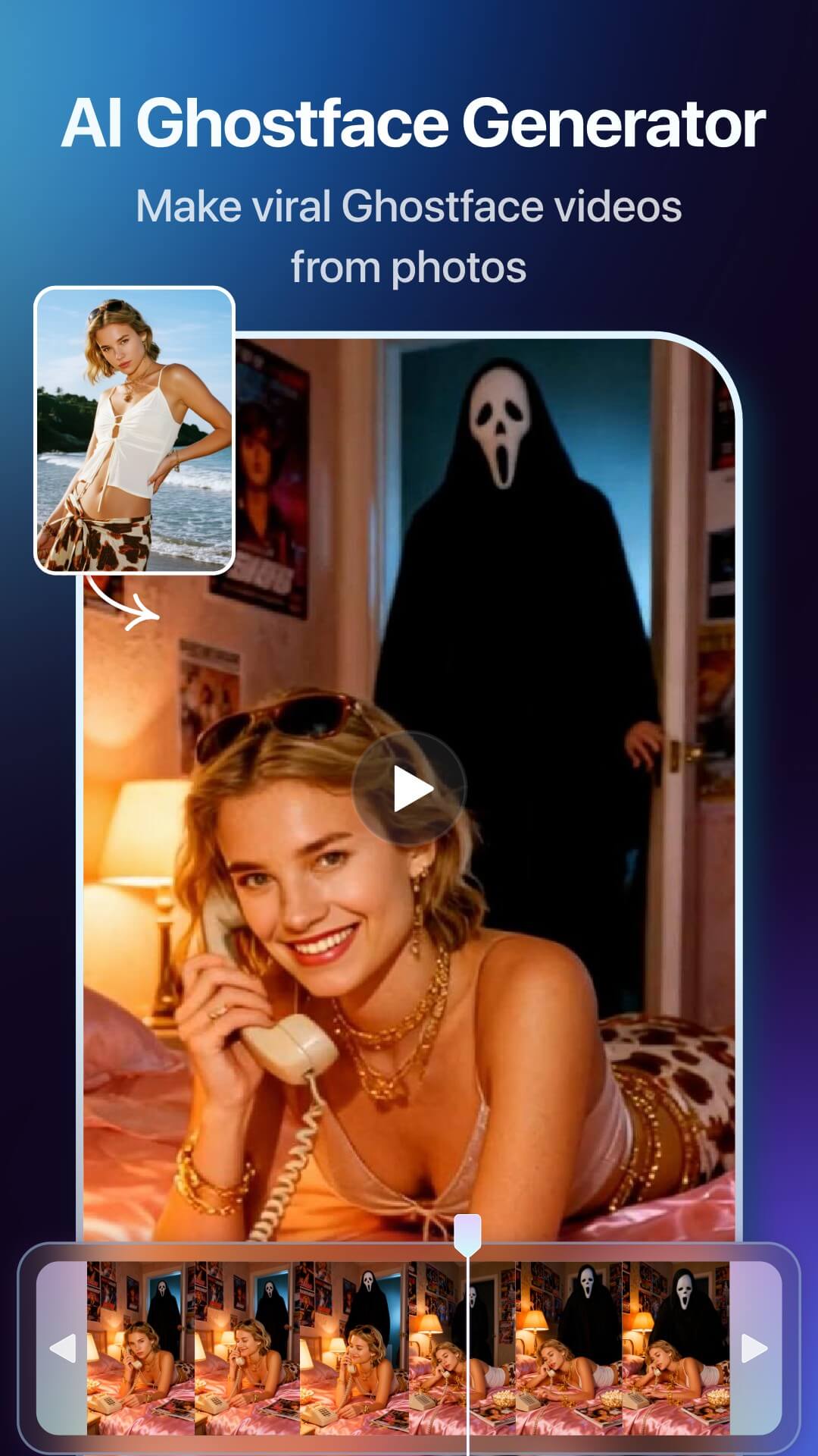 اسکرین شات 1 برنامه Clipfly - AI Video Generator