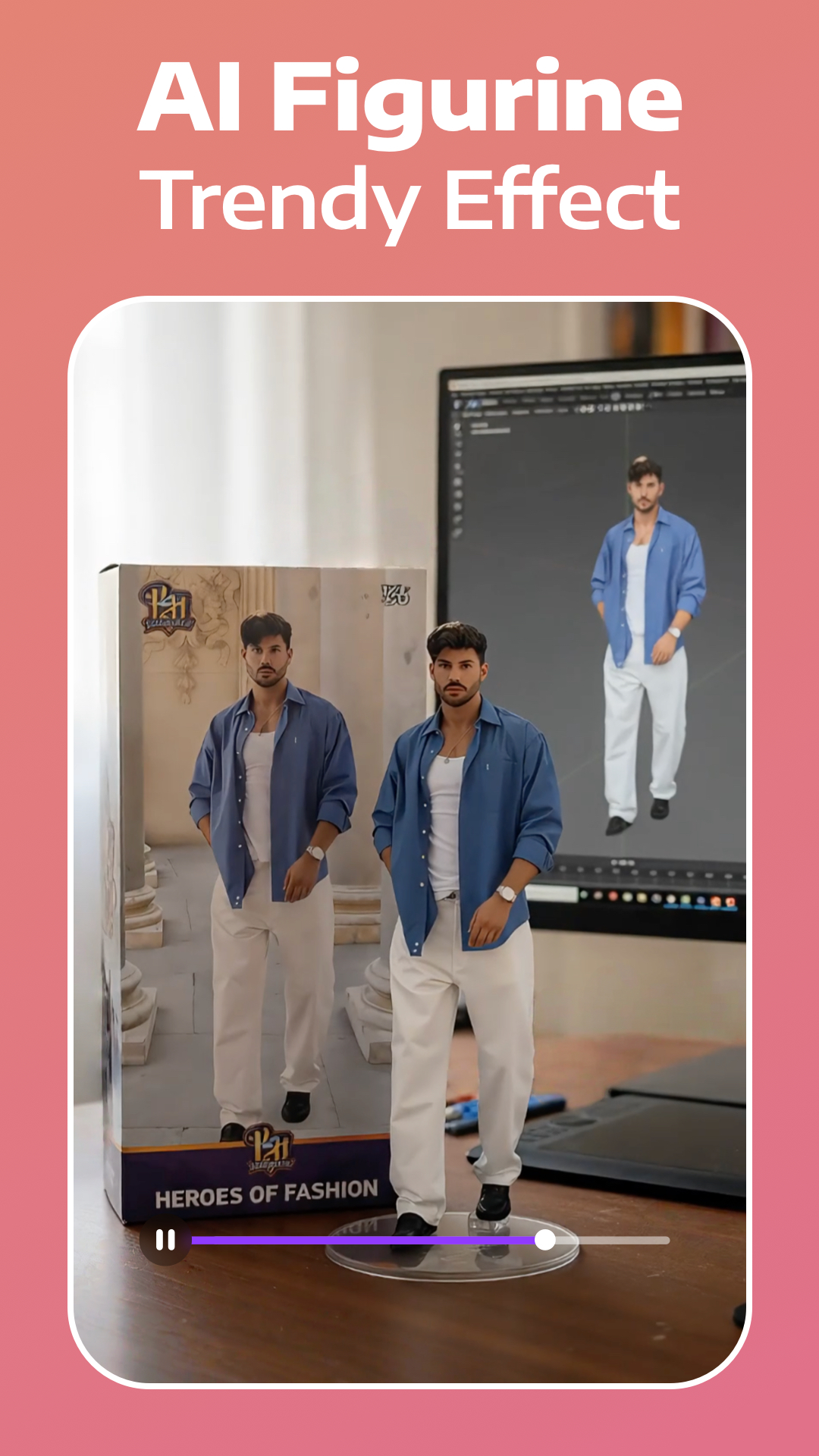 اسکرین شات 3 برنامه Santa Call AI Videos - Toki AI