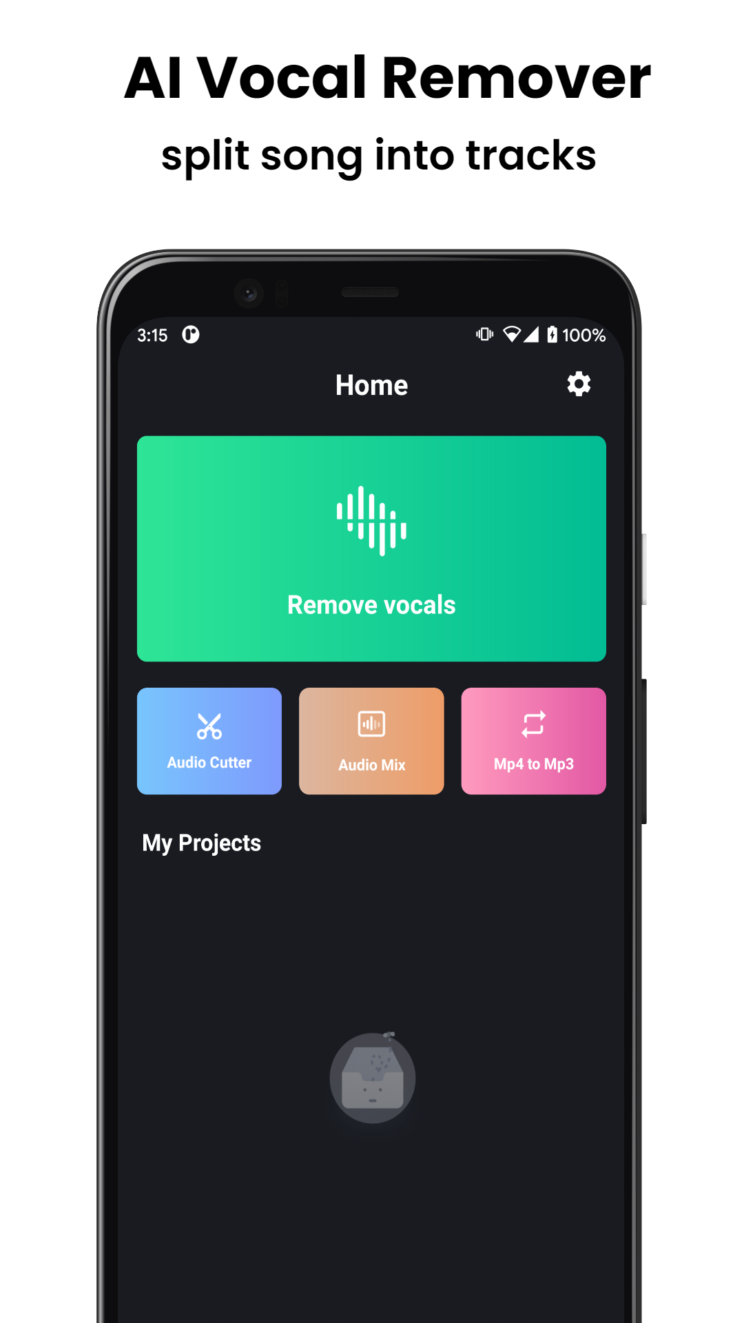 اسکرین شات 1 برنامه Vocal Remover & Karaoke Maker