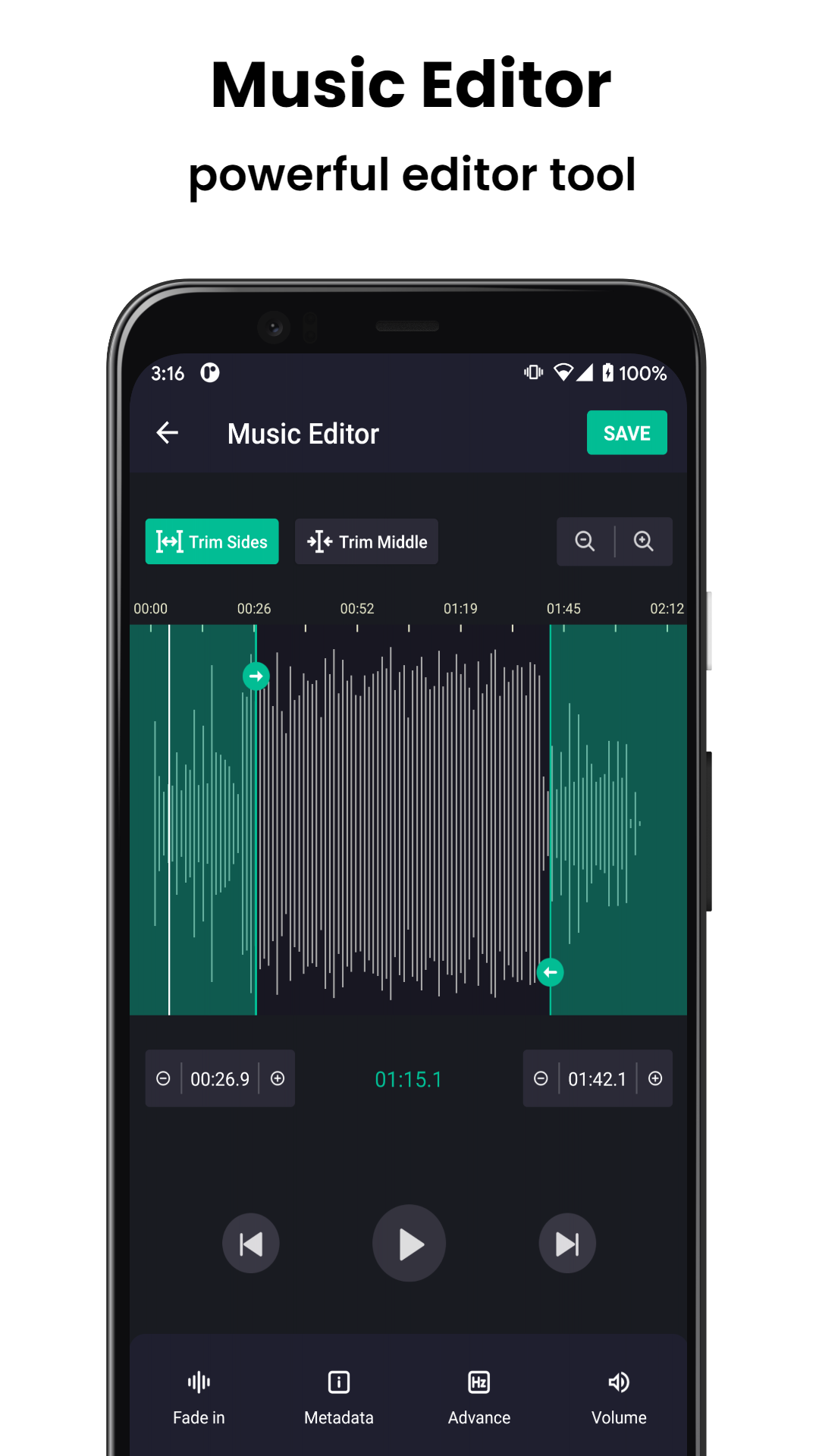 اسکرین شات 3 برنامه Vocal Remover & Karaoke Maker